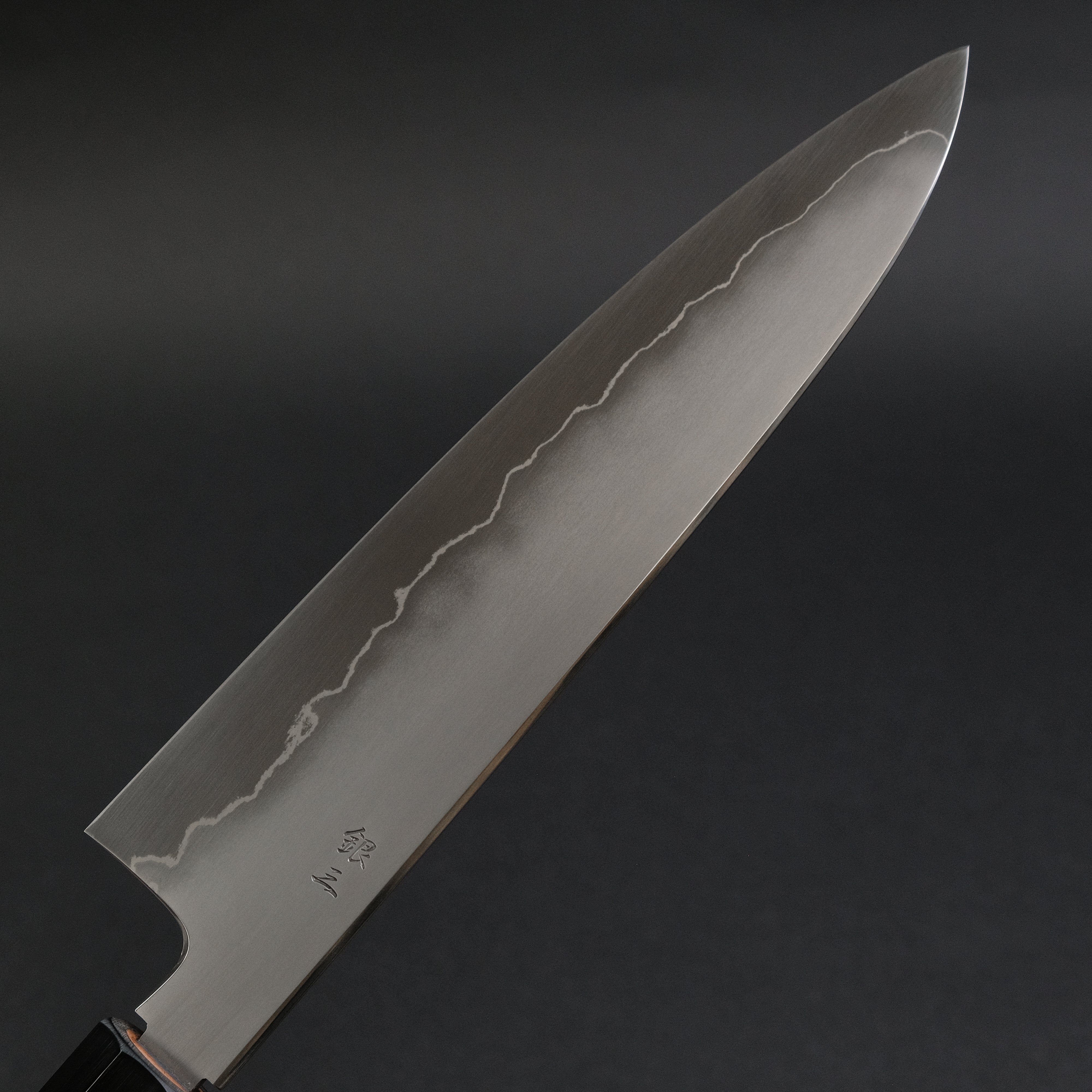 Tetsujin Silver #3 Kasumi Gyuto 210mm Japanese Chef Knife with Yakusugi Cedar Handle - Professional Kitchen Knife for Sushi, Meat Cutting and Precision Cooking