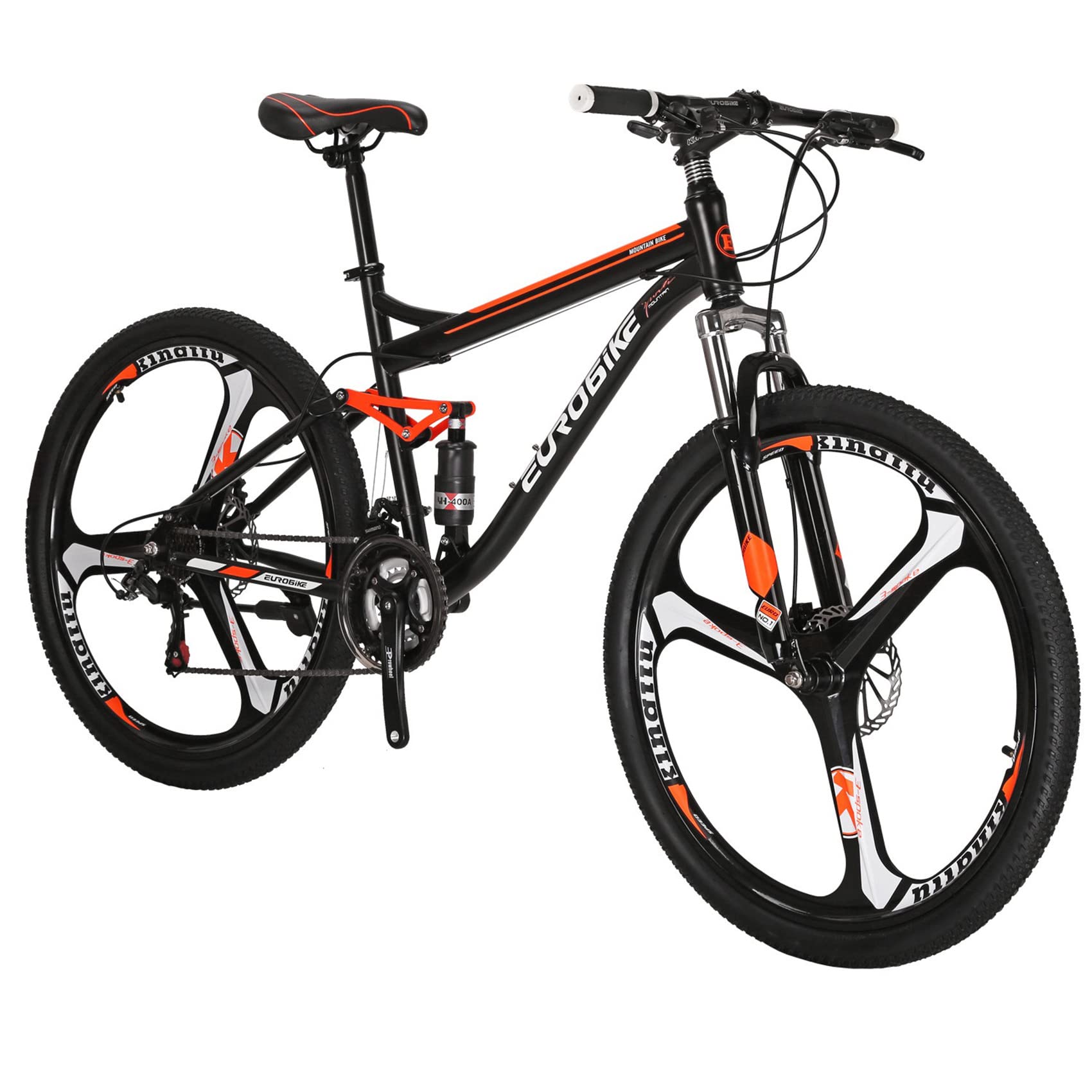 21-Speed 27.5-Inch Mountain Bike for Adults with Dual Suspension & 3-Spoke Wheels - Perfect for Trail Riding, Commuting & Outdoor Adventures