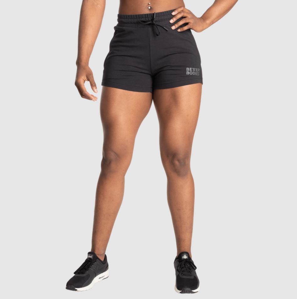 Better Bodies Empire Sweatshorts for Men - Soft Black Gym Shorts with Pockets | Perfect for Workout, Running & Lounge Wear