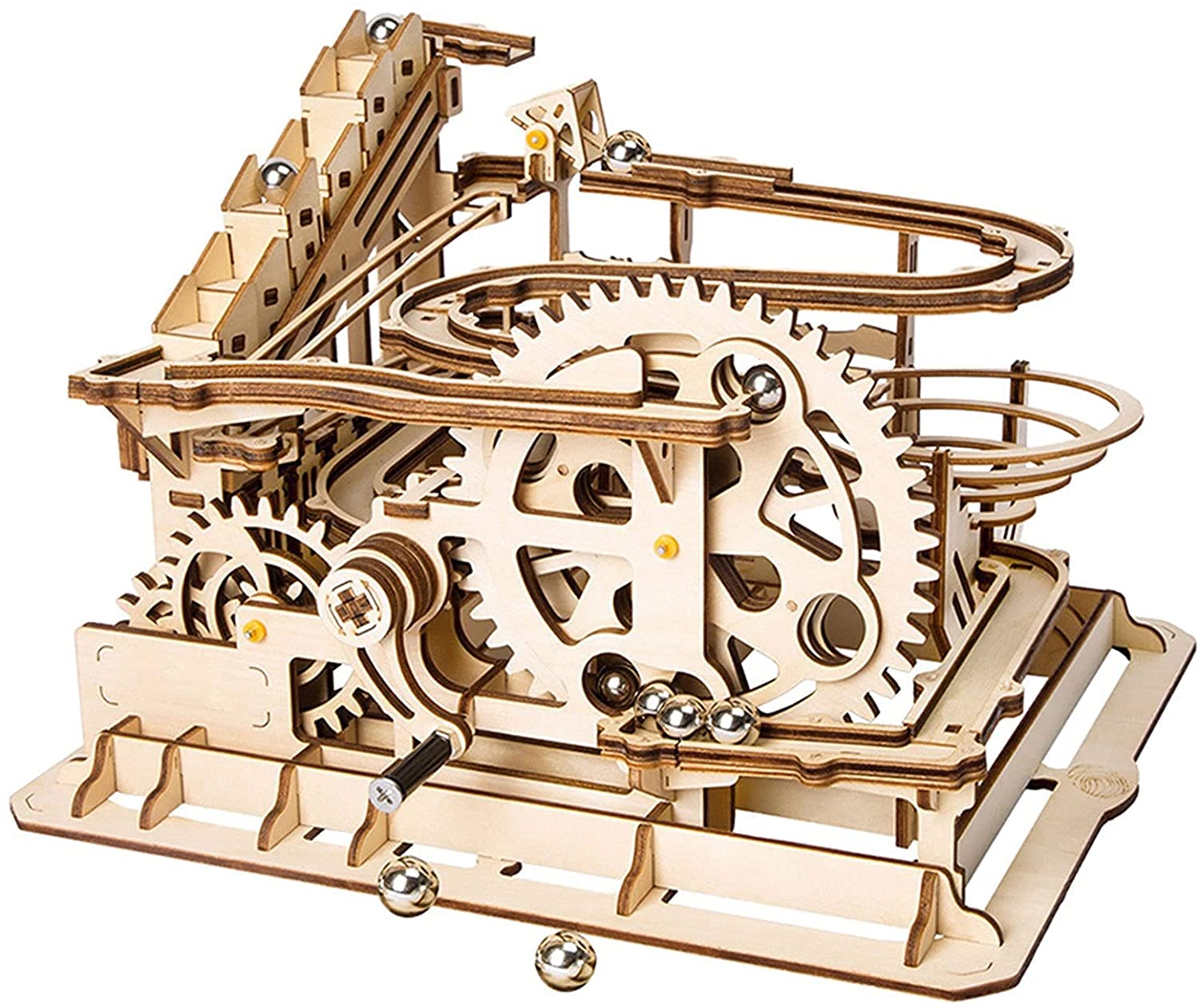 3D Wooden Puzzle for Adults - DIY Night City Skyline Model Kit - Creative Wood Craft Building Set - Perfect Gift for Hobbyists & Home Decor    (Ideal for Stress Relief, Family Bonding, and Office Desk Decor)