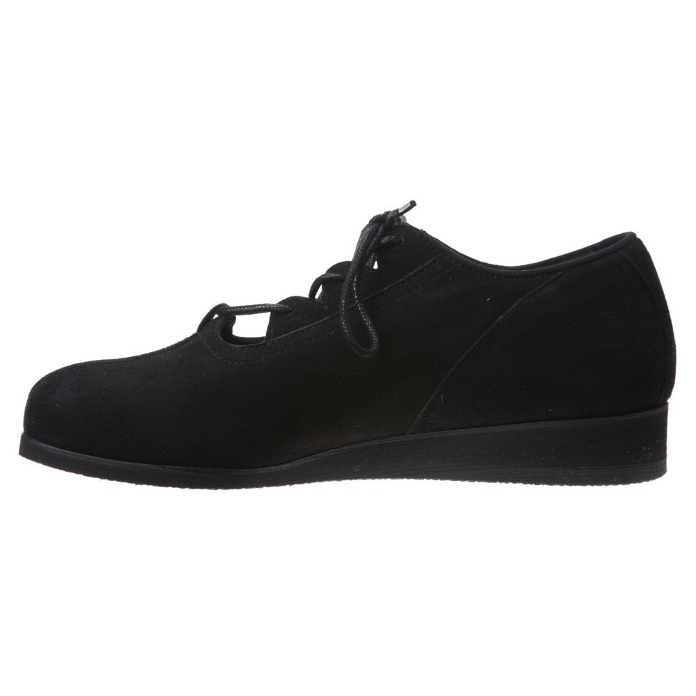 Drew Nicole Women's Black Suede Casual Shoes - Size 6.5N (10172) | Comfortable & Stylish for Work, Walking & Everyday Wear