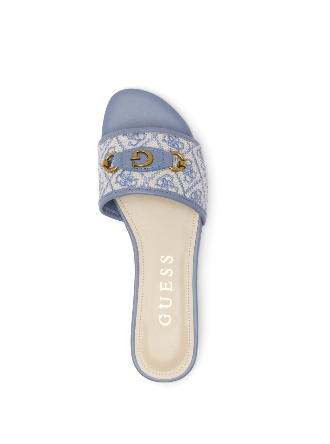 Blue Logo Hammi Slide Sandals - Comfortable Summer Slides for Men & Women - Perfect for Beach, Pool, and Casual Wear