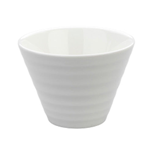 Ariane 020434 Artisan Stackable Conical Bowl - Set of 6 (8.5 oz Each) in Elegant Creme for Kitchen Storage, Serving & Entertaining | Perfect for Salads, Snacks & Desserts