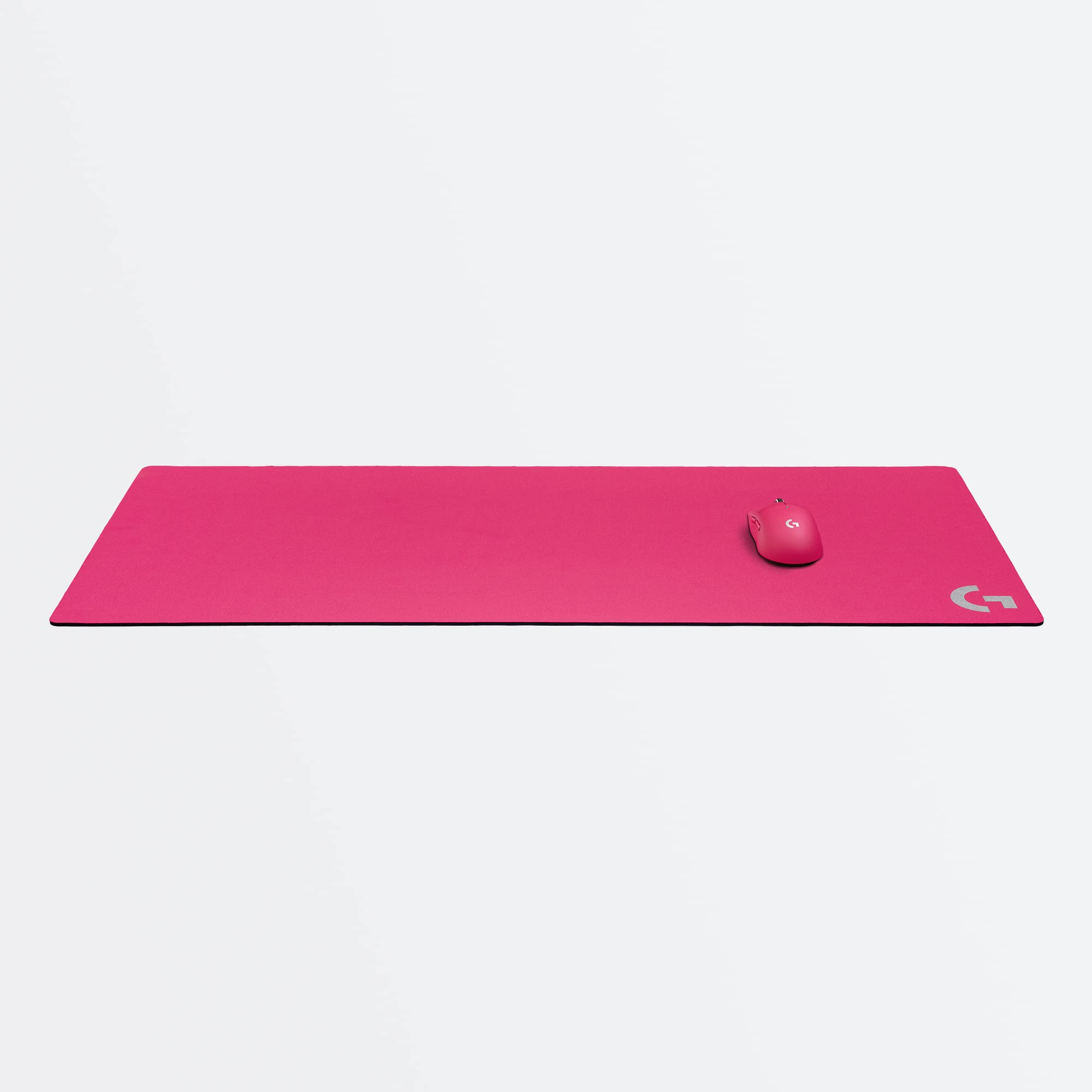 Logitech G840 XL Cloth Gaming Mouse Pad - Extra Large Thin 0.12 Inch Mousepad with Non-Slip Rubber Base & High-Performance Surface - Magenta - Perfect for PC, Laptop, Office & Esports Gaming