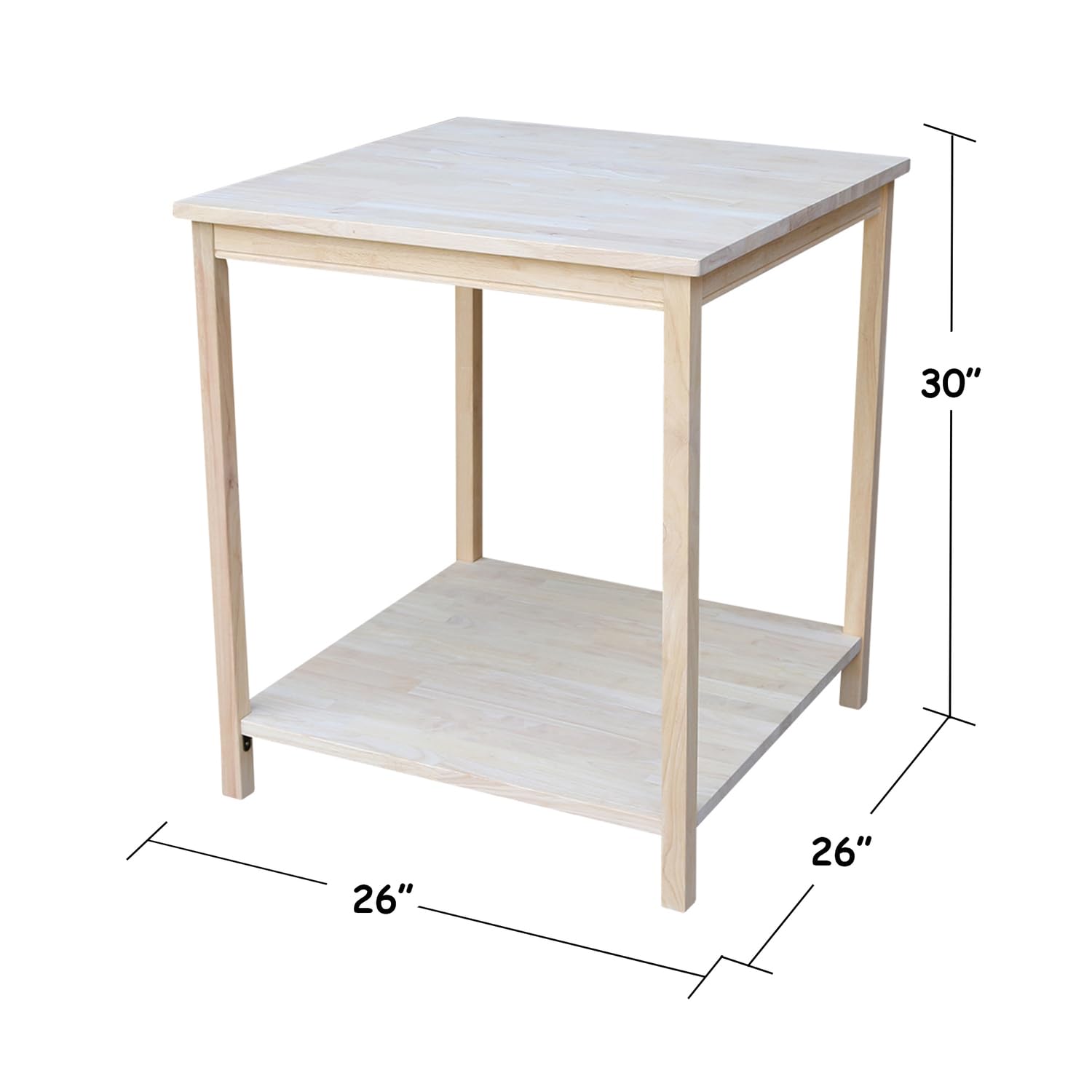 Unfinished Connecting Table for Desks - Office & Home Workspace