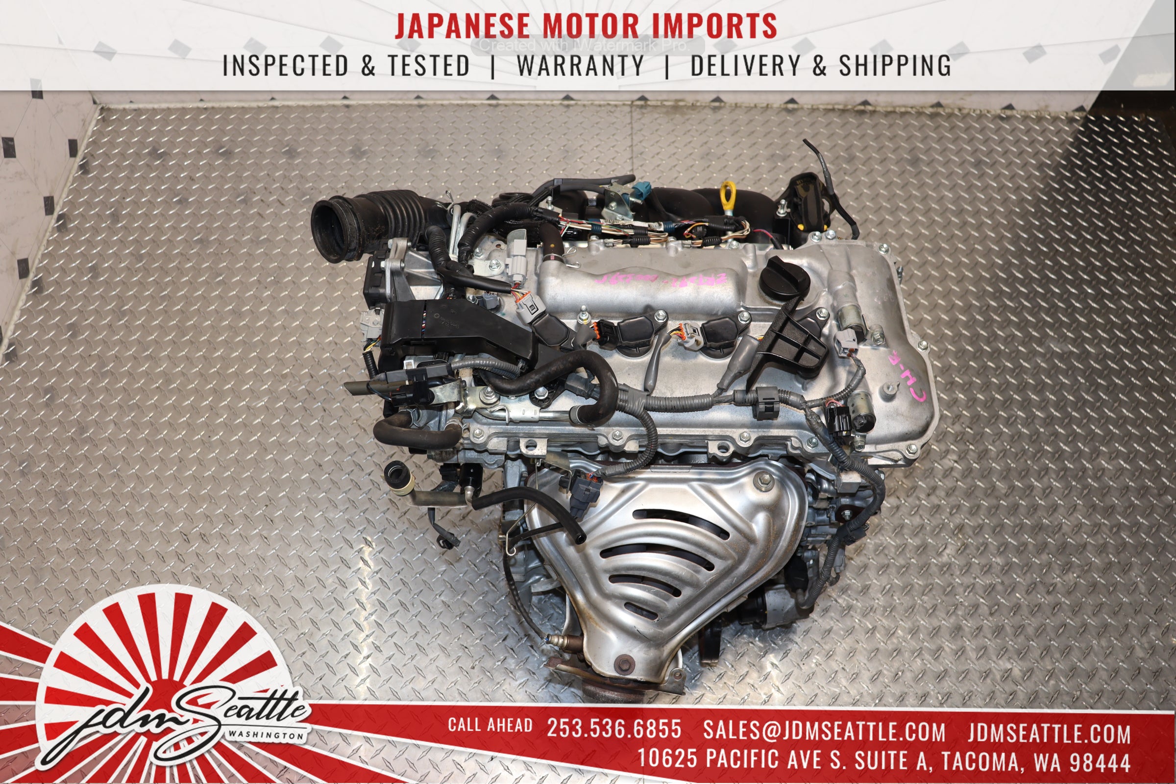 JDM Toyota C-HR Engine 2018-2022 3ZR-FAE 2.0L VVTi Motor - Replacement for Toyota C-HR 2018 2019 2020 2021 2022 Models - Perfect for Engine Swap & Performance Upgrades