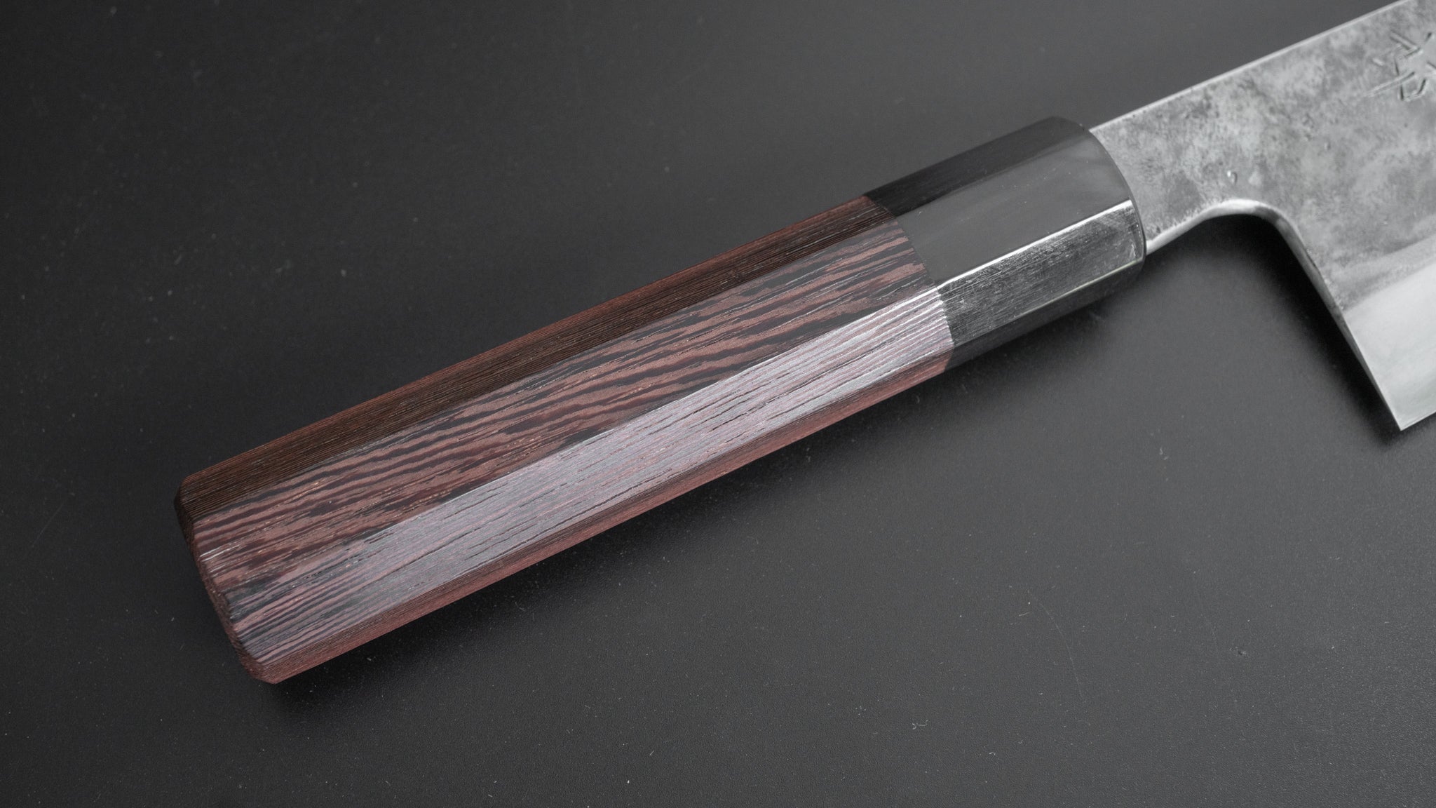 Jiro Tsuchime Wa Santoku 165mm Japanese Chef Knife with Taihei Tagayasan Handle - Perfect for Sushi, Vegetables & Meat Cutting (#225)