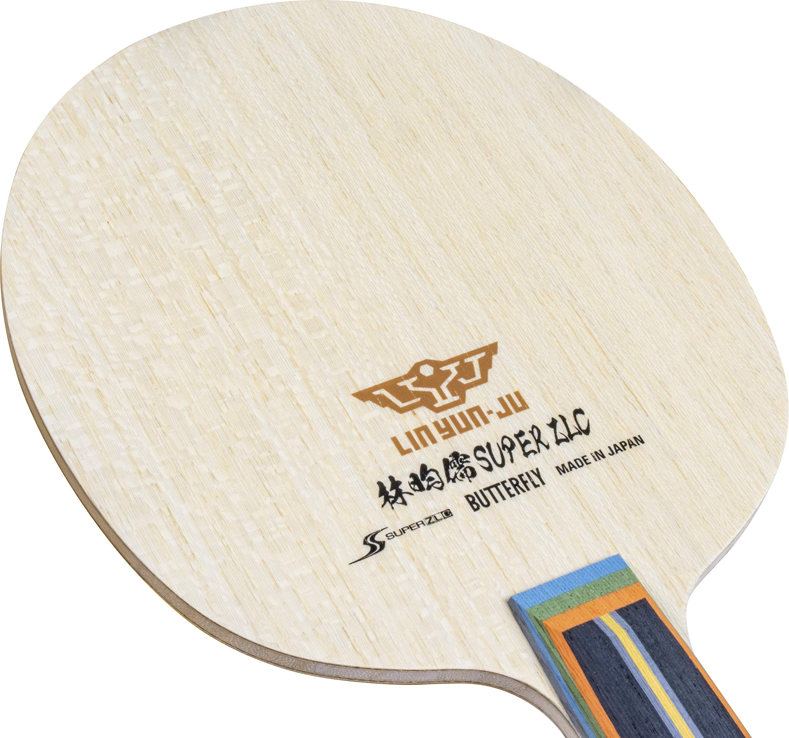 Butterfly Lin Yun-Ju Super ZLC Table Tennis Racket - Professional Carbon Fiber Blade with AN/FL/ST Handles - High-Performance Ping Pong Paddle for Competitive Play - Made in Japan - Perfect for Tournament Matches & Advanced Training Sessions