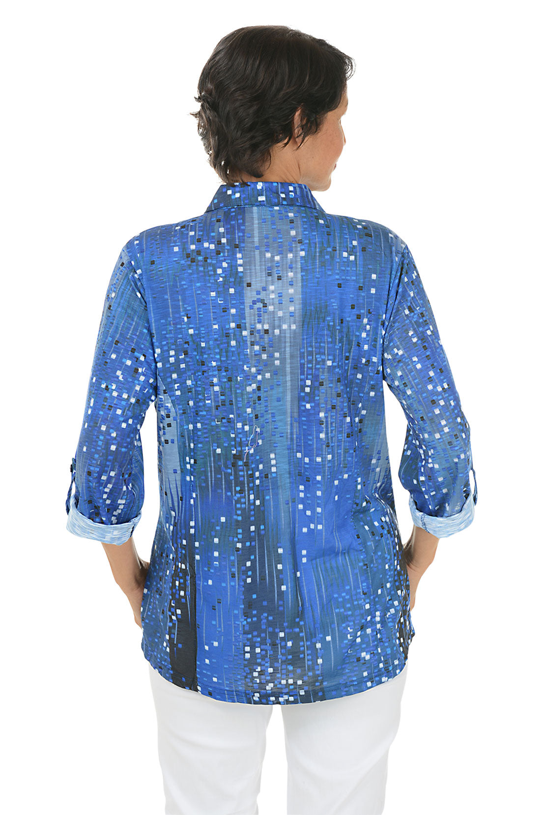 Night Parade Roll Tab Knit Shirt - Stylish Casual Button-Up for Men | Perfect for Office, Date Night & Weekend Outings