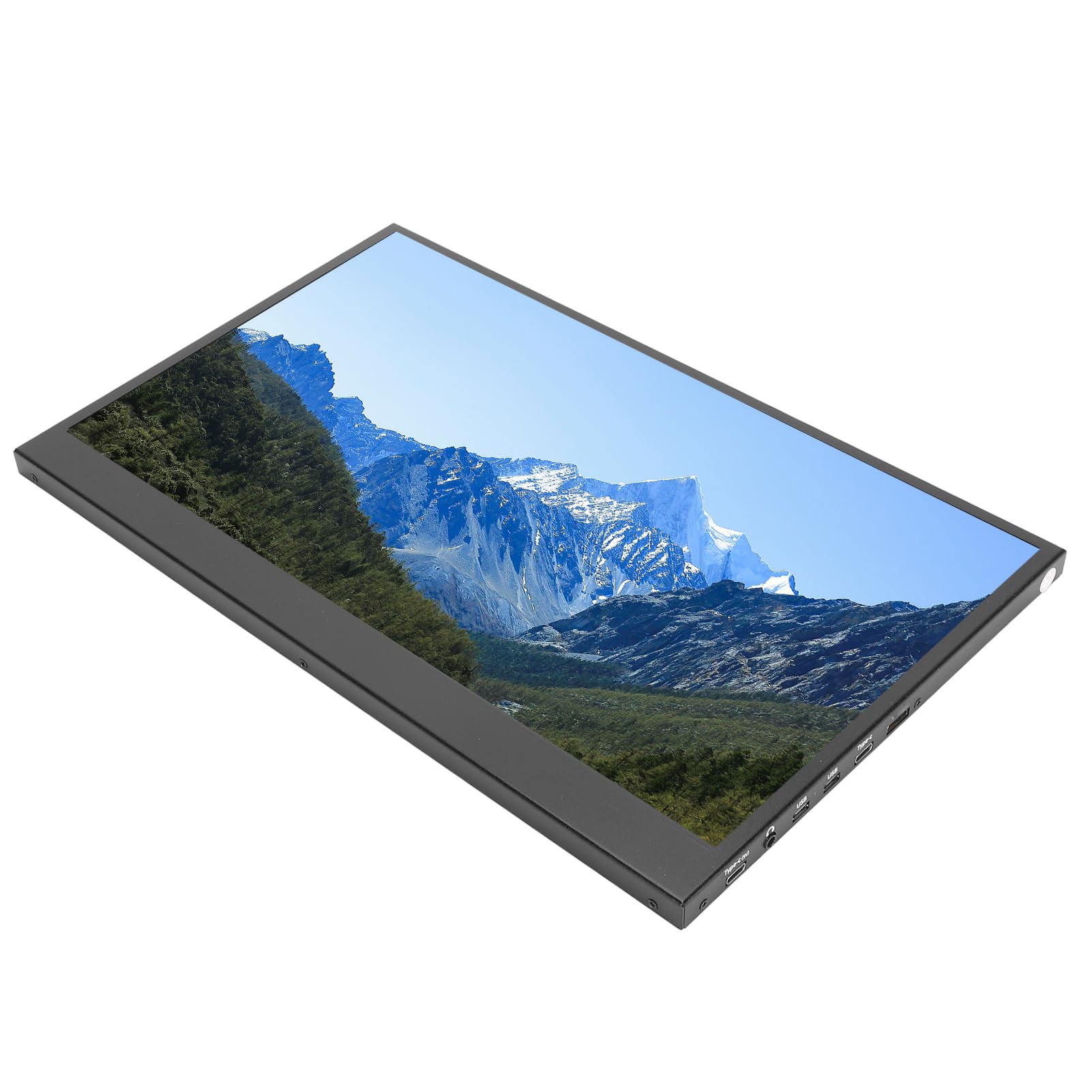 SHYEKYO 14 Inch Portable Monitor - IPS Screen, USB & Mini HDMI, Adjustable Backlight for Laptop, Gaming, and Office Work | Second Display for Enhanced Productivity