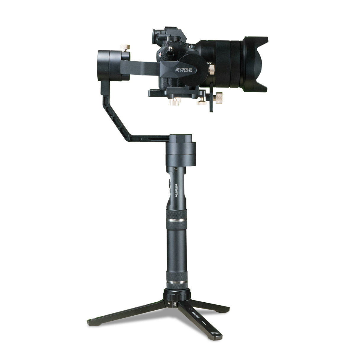 EVO Gimbals Rage Gen2 3-Axis Stabilizer for DSLR & Mirrorless Cameras - Professional Video Stabilization for Vlogging, Filmmaking & Travel Photography