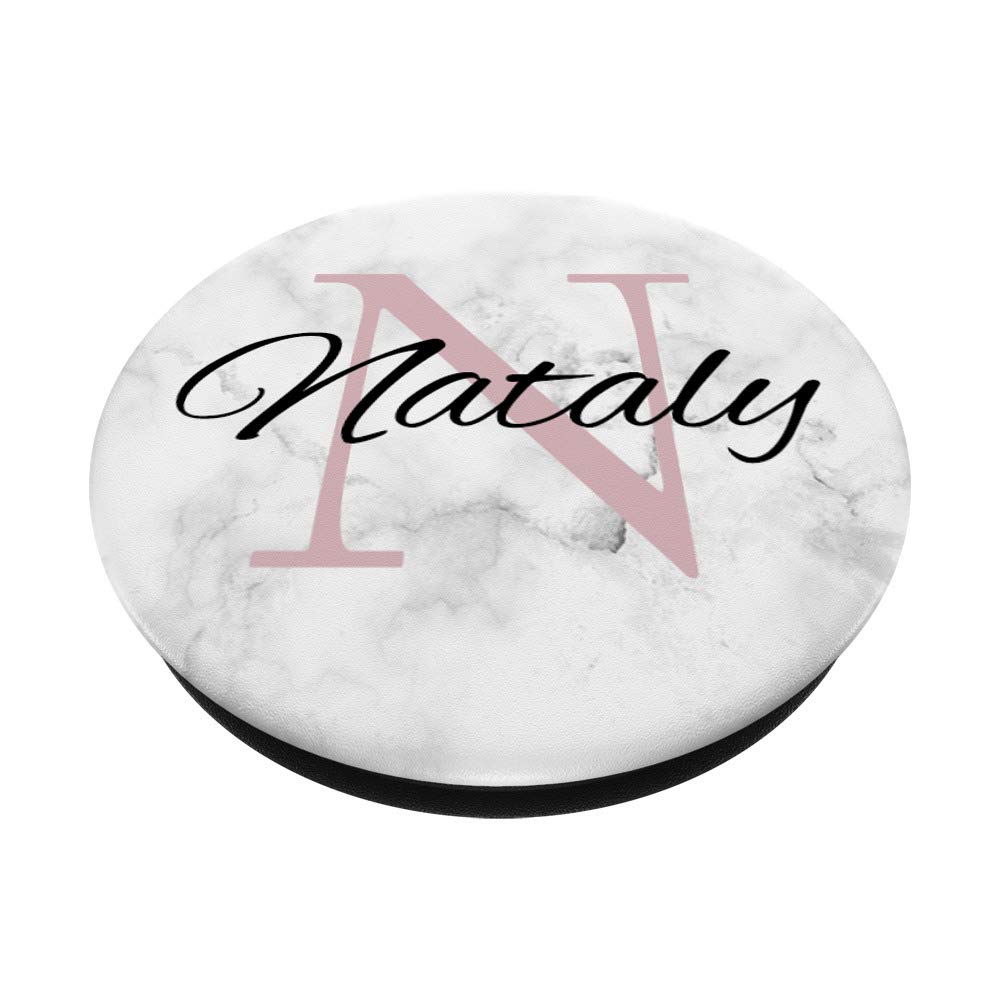 Nataly Rose Pink Monogram Letter N Necklace for Girls - Personalized Initial Jewelry Gift for Birthdays, Christmas & Special Occasions