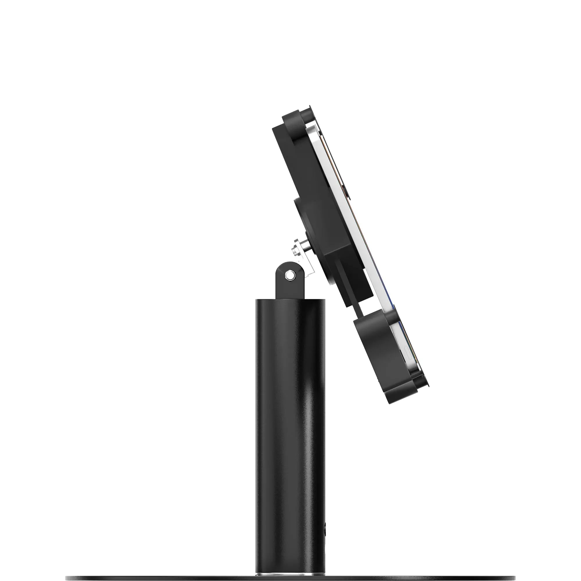 Universal Grip Kiosk Stand - Adjustable Phone Holder for iPhone, Samsung & Tablets - Perfect for Retail Stores, Restaurants & Public Kiosks
