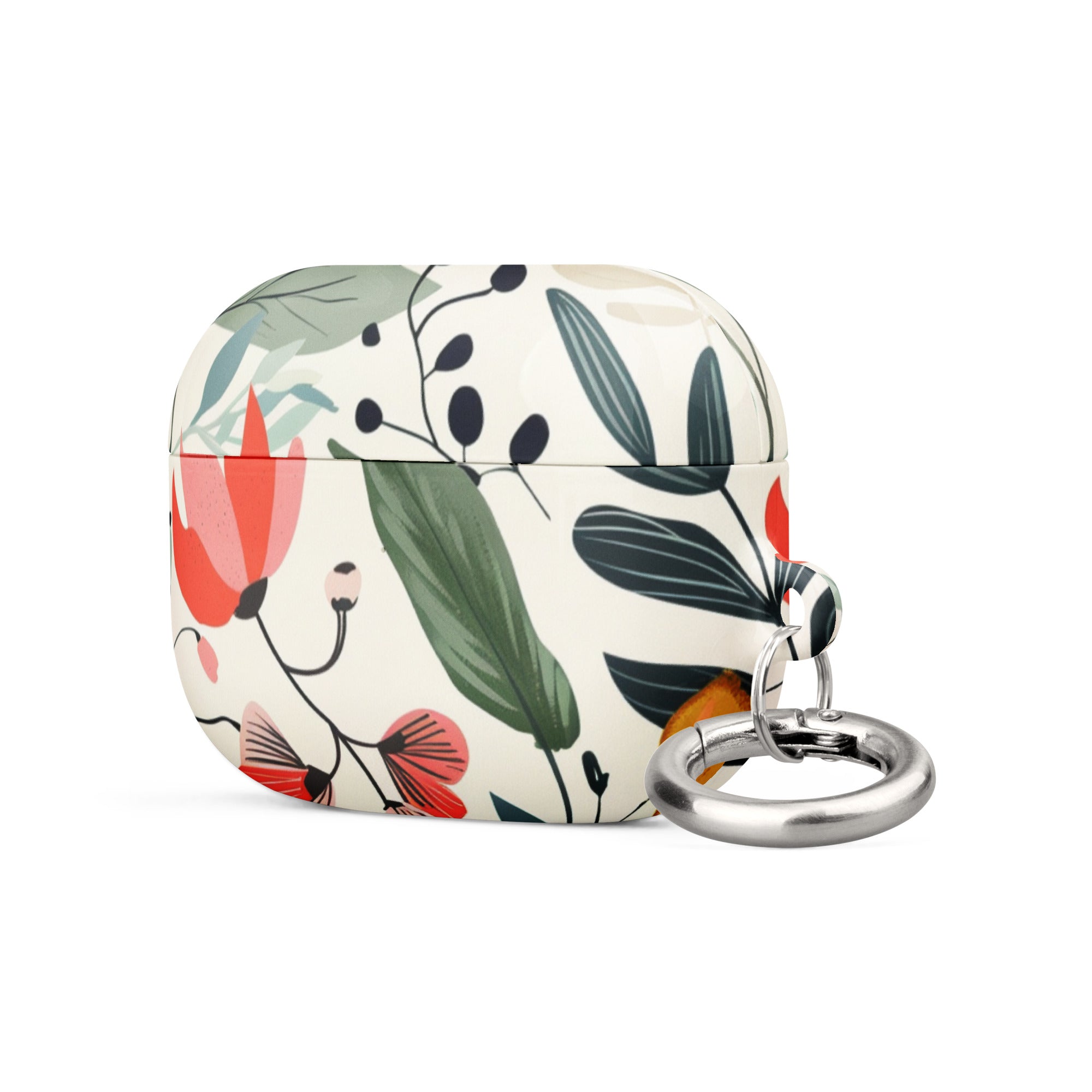 Stylish Botanical Leaves AirPods Case - Durable Protective Cover for AirPods 1/2/3/Pro - Perfect for Travel, Work & Outdoor Activities