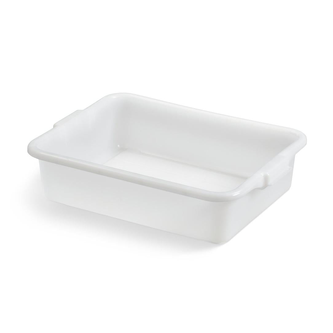 Vollrath 5 Deep White Bus Bin - Commercial Kitchen Storage Container for Restaurants, Cafes & Food Service