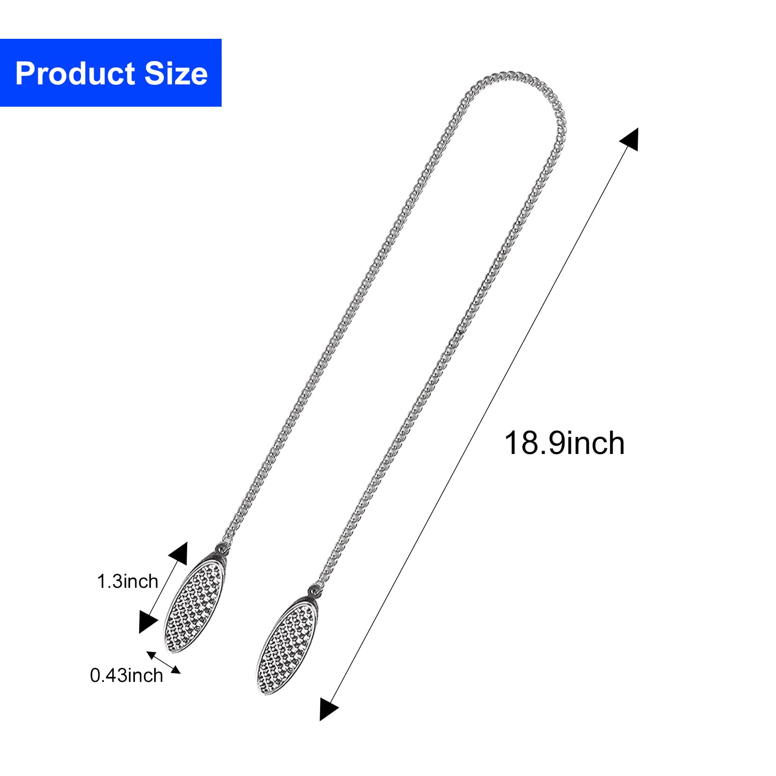 4 Pack Adjustable Napkin Clips - Classic Metal Bib Holder with Lanyard Neck Strap for Dental Work, Restaurants, Painting & Picnics - Durable Dining Accessories for Adults & Kids
