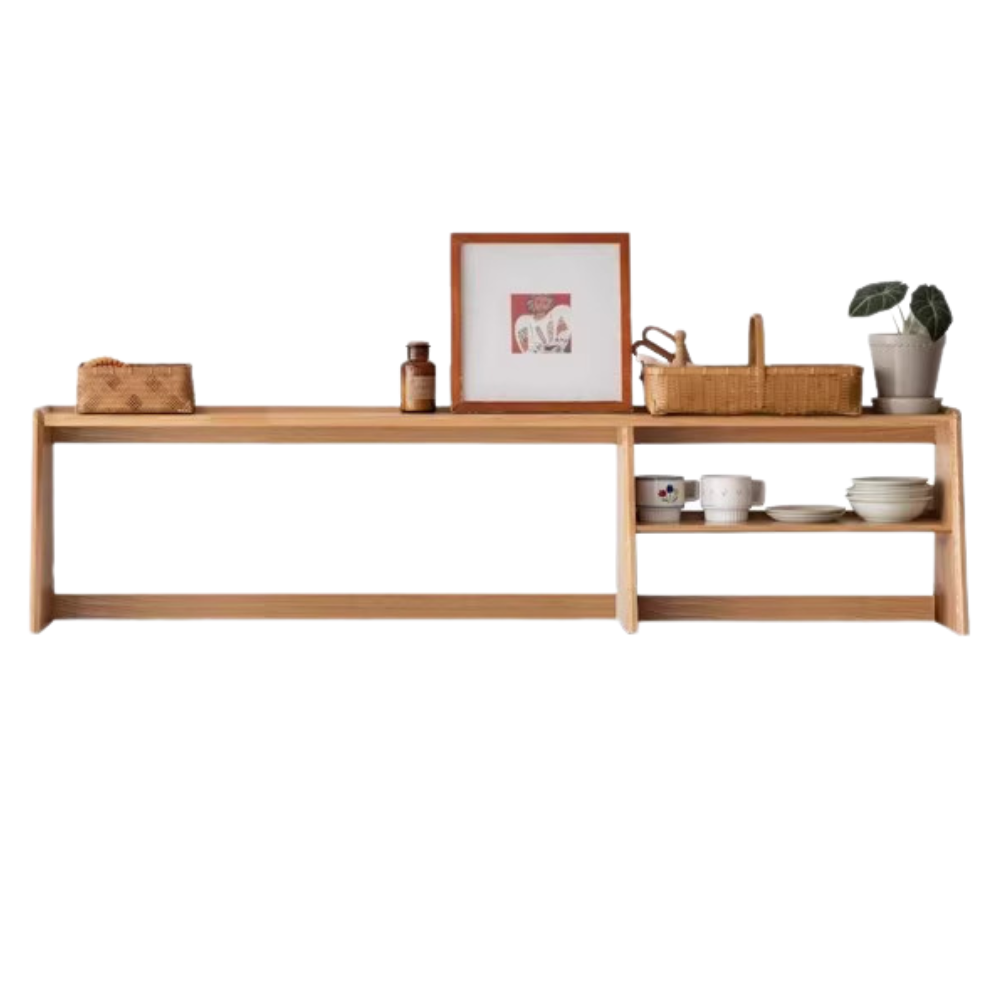 out of stock 69.3x10.2x15.7 inch / 176x26x40сm / Natural wood color / sideboard small top