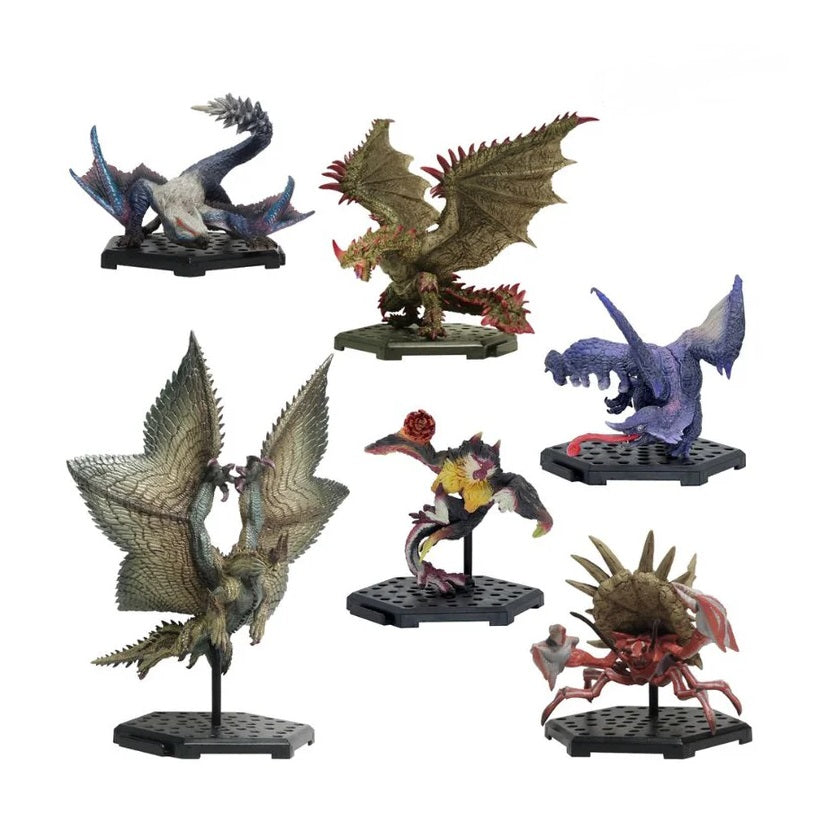 Capcom Monster Hunter Plus Vol 24 Action Figure Set - 6-Piece Collectible Trading Figures for Gamers & Anime Fans | Perfect for Display, Gifts, and Gaming Decor