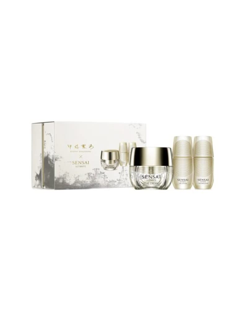 SENSAI Ultimate The Cream Luxury Skincare Gift Set - Premium Anti-Aging Moisturizer for Women - Perfect for Holidays, Birthday Gifts & Self-Care Routine