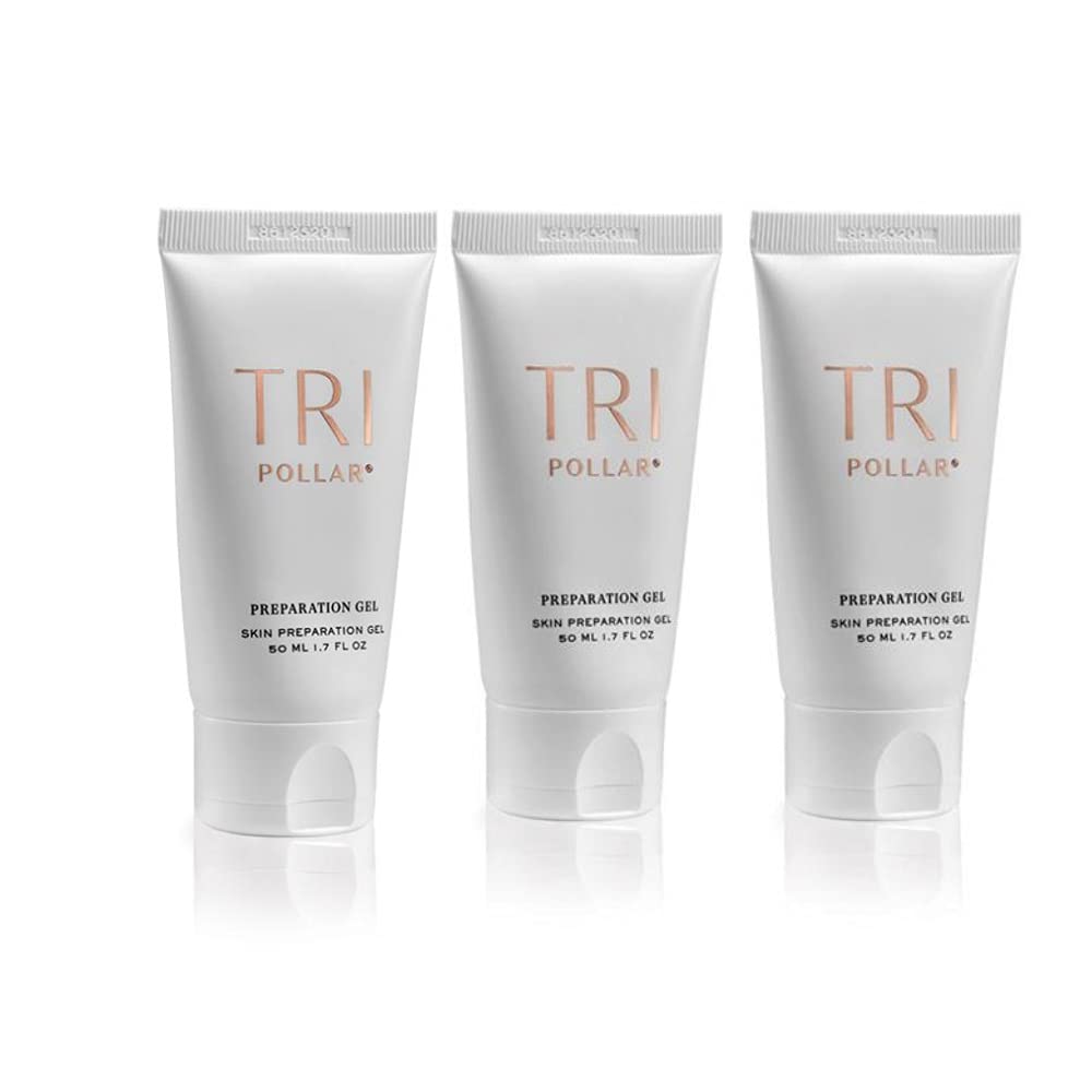 TriPollar Stop RF Facial Tightening Gel 50ml (3-Pack) - Professional Anti-Aging Preparation Gel for Home Use - Compatible with TriPollar Stop Devices - FDA Cleared - Perfect for Skin Tightening & Wrinkle Reduction Treatments