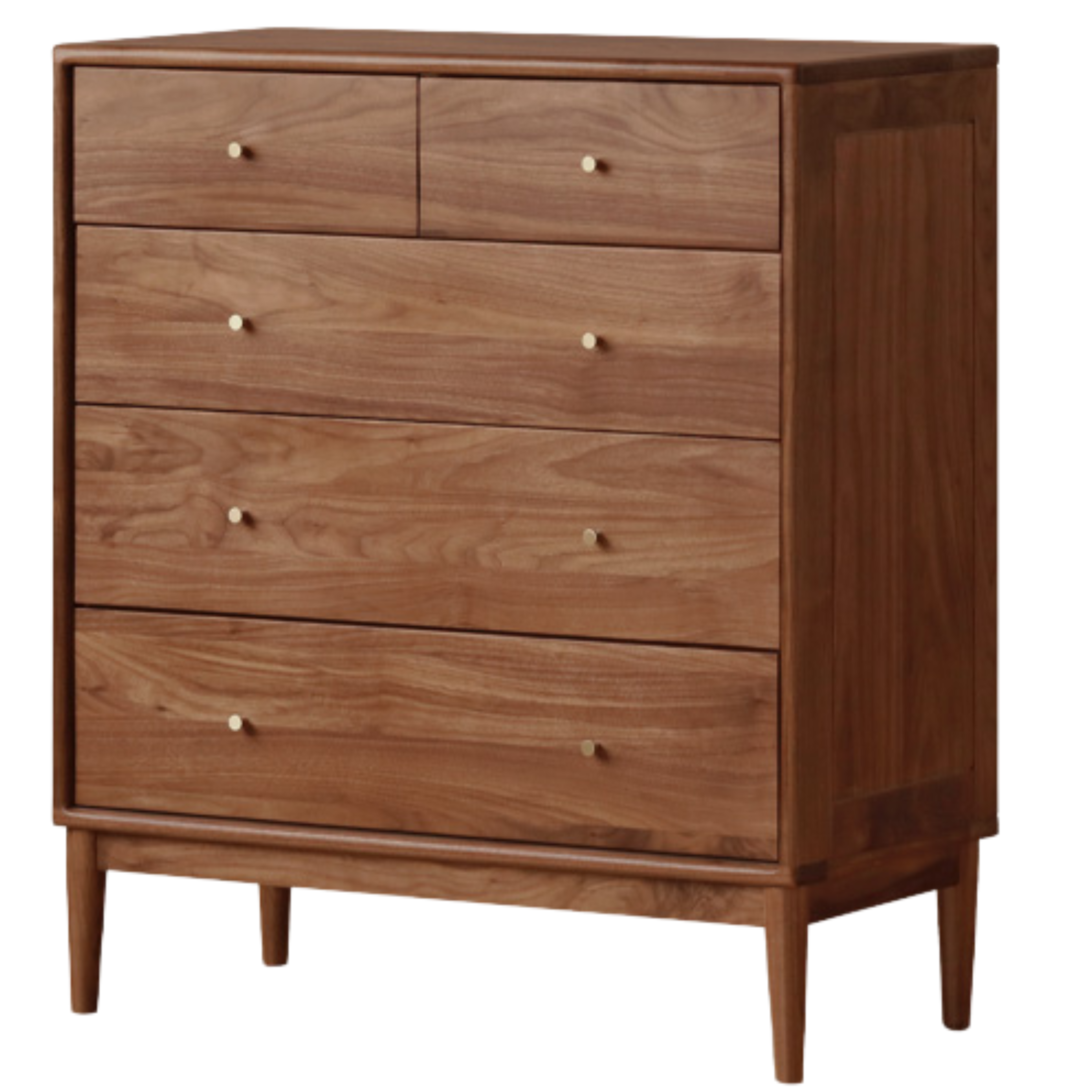 Solid Black Walnut & Oak Wood Drawer - Modern Porch Cabinet for Outdoor Storage & Entryway Organization | Perfect for Patio, Deck, and Garden Decor
