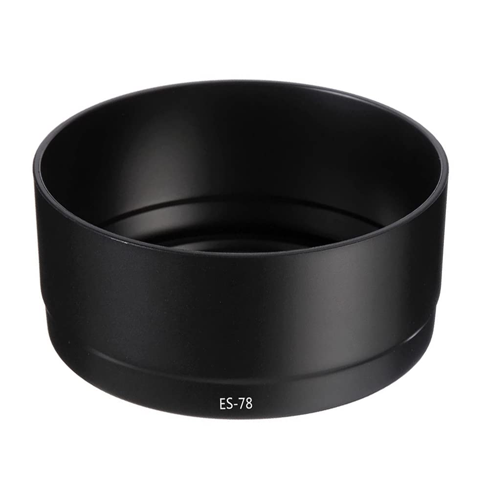 Canon EF 50mm F/1.2L USM Lens Hood ES-78 - Black Replacement Lens Shade for Professional Photography, Portraits & Low Light Shooting