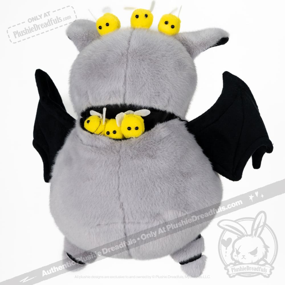 Plushie Dreadfuls ADHD Bat - Soft Stuffed Animal Toy for Kids & Adults | Cute Sensory Plush for Anxiety Relief, ADHD Support & Comfort
