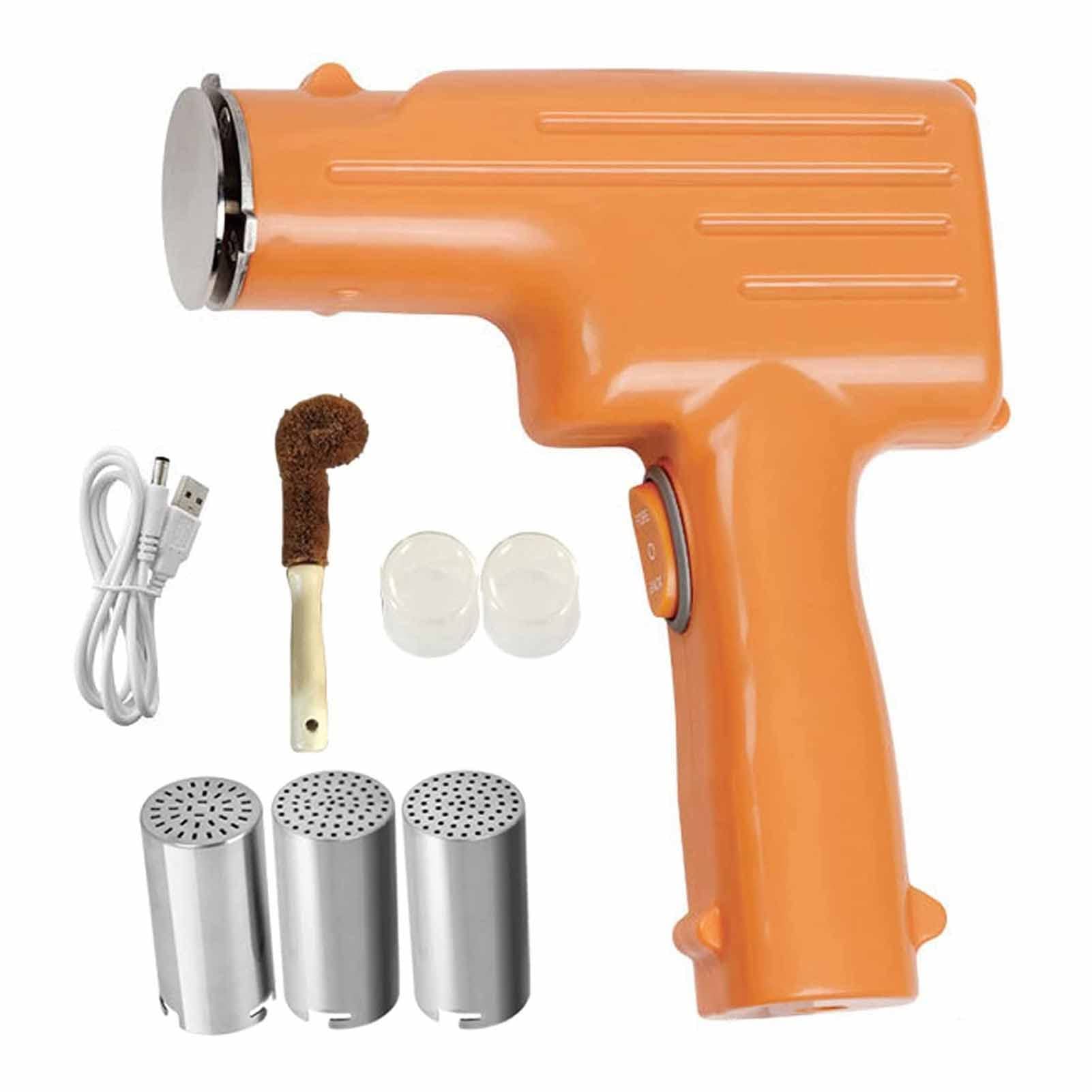 Electric Pasta Maker Machine for Home - Handheld Pasta Noodle Maker with 3 Detachable Noodle Buckets (Orange) | Perfect for Fresh Homemade Pasta, Ramen, Spaghetti & Italian Dishes