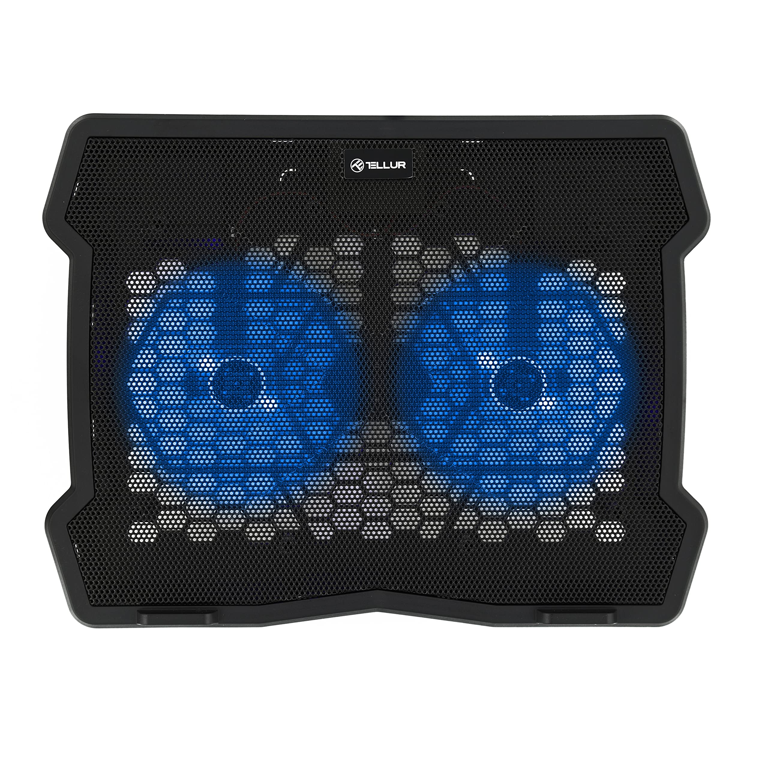 TELLUR Laptop Cooling Pad with 2 Silent 125mm Fans - Adjustable Height Laptop Stand for MacBook 11