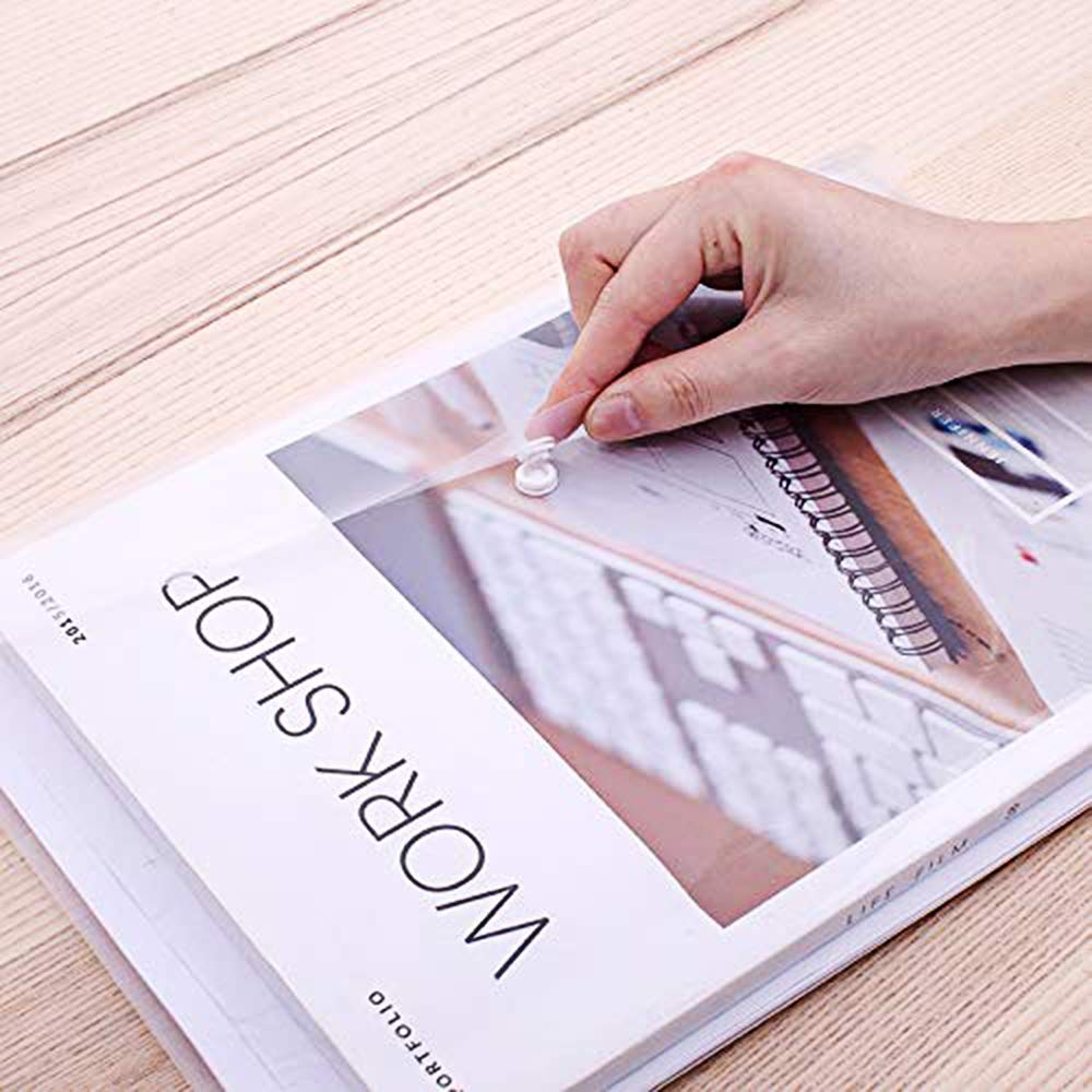 20 Pcs Clear Waterproof Plastic Envelopes with Button Closure - US Letter & A4 Size Poly Envelopes for School, Home, Office | Perfect for Document Storage, Mailing, and Organization (Ideal for Work, Travel & Outdoor Use)