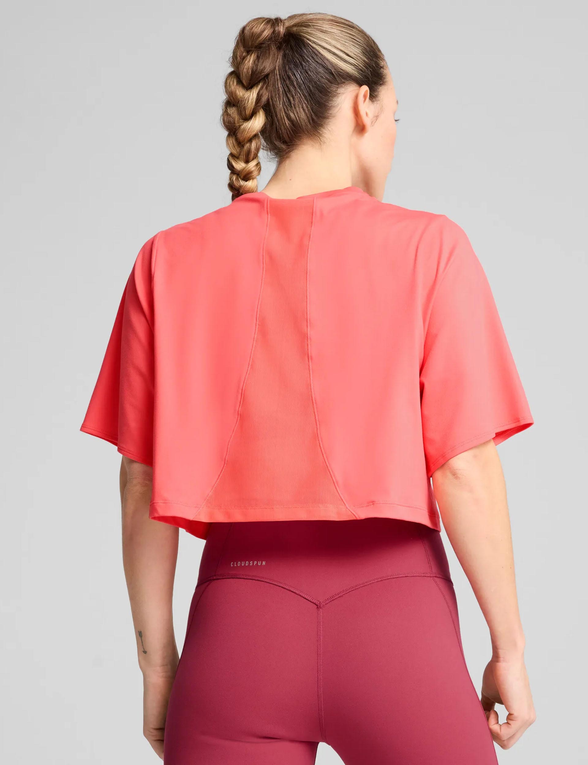 Cloudspun Mesh Tee - Soft Breathable Peach Frost Women's T-Shirt for Casual Wear & Summer Outfits