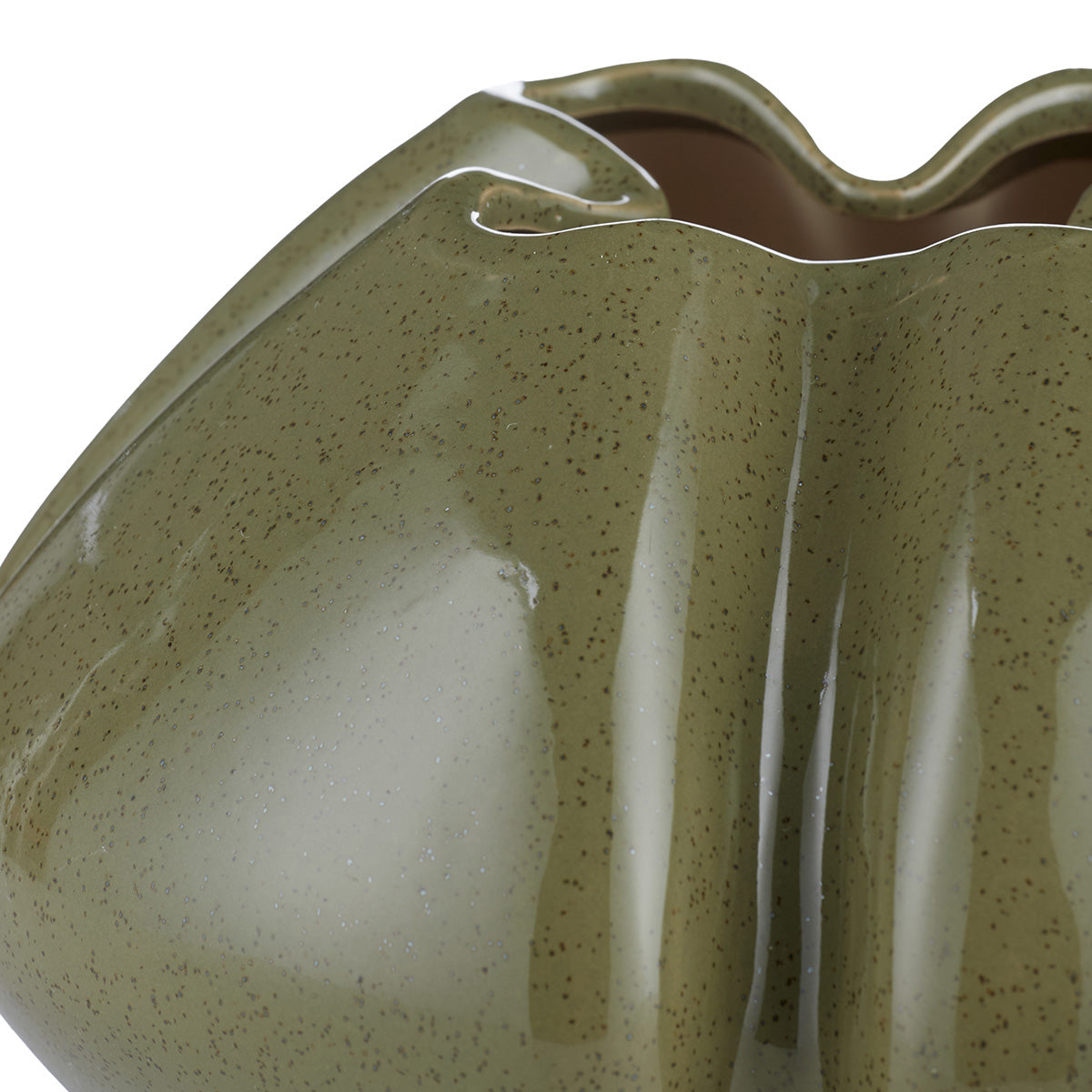 Life Interiors Bambi Vessel - Elegant Ceramic Decorative Bowl for Home Decor, Centerpiece, Gift Idea | Perfect for Dining Table, Coffee Table, and Shelf Display