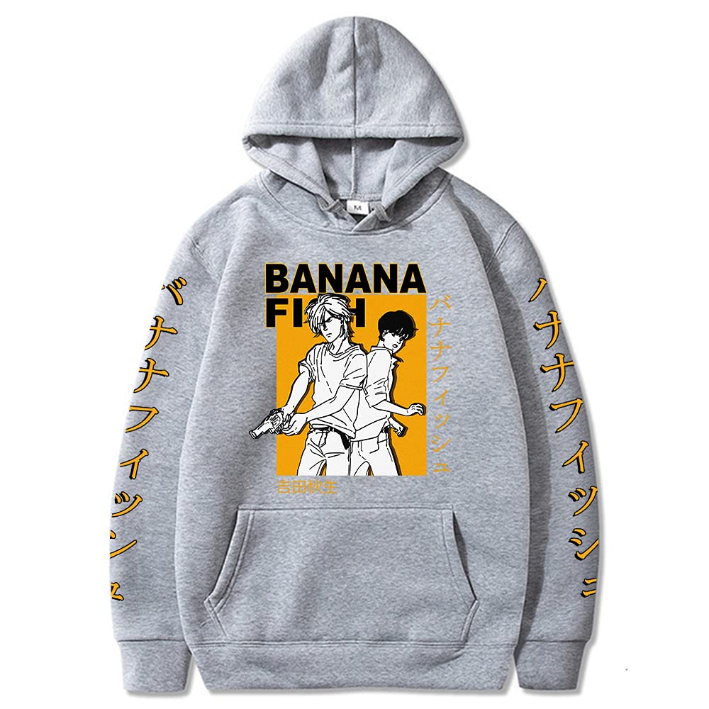 Banana Fish Anime Hoodie - Ash Lynx Graphic Sweatshirt for Men & Women | Cool Anime Gift & Casual Wear | Perfect for Cosplay, Conventions & Everyday Fashion