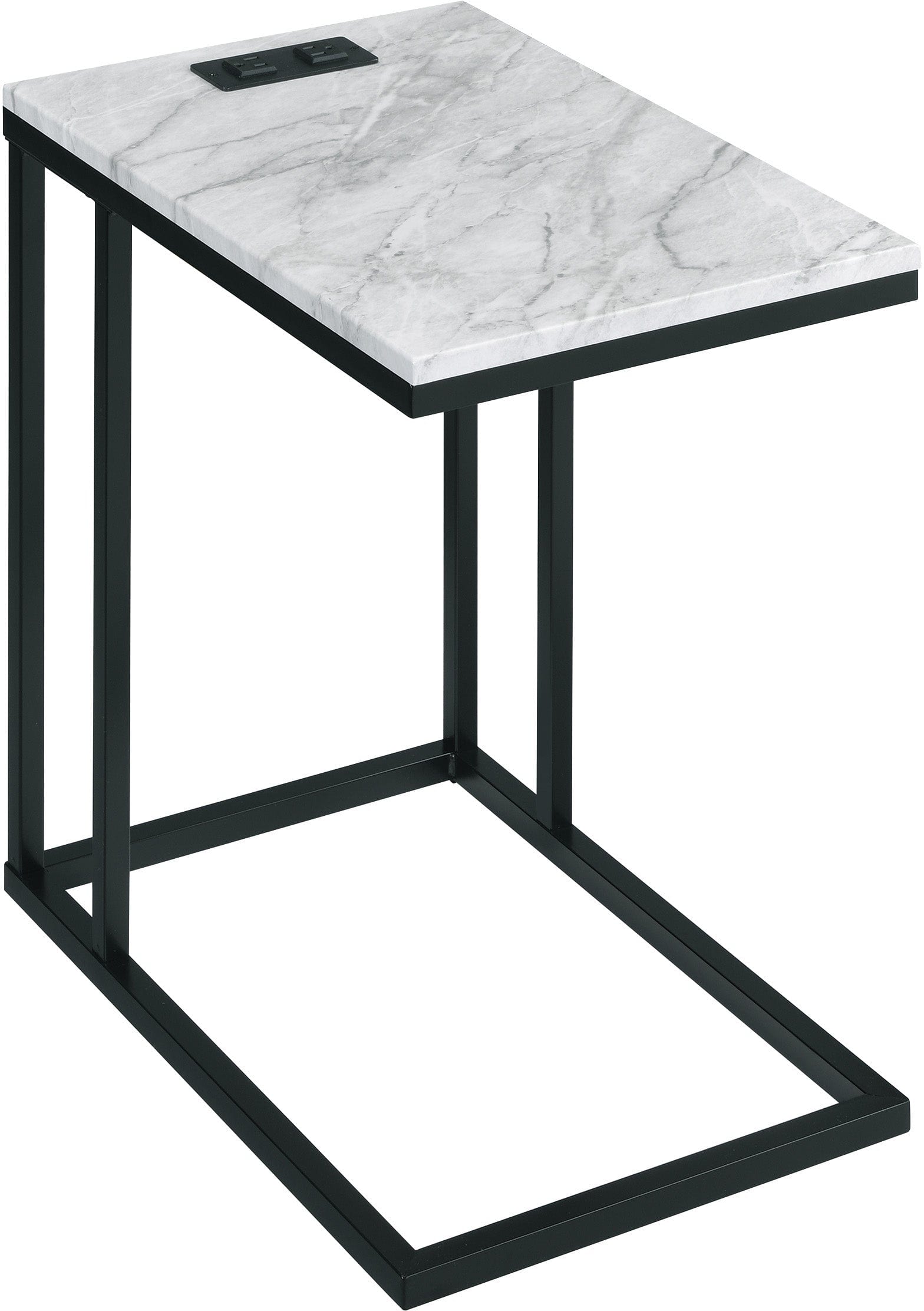 Office Star Norwich C Table - Adjustable Side Table for Office, Living Room & Bedroom - Compact & Durable Design for Laptops, Drinks & Books