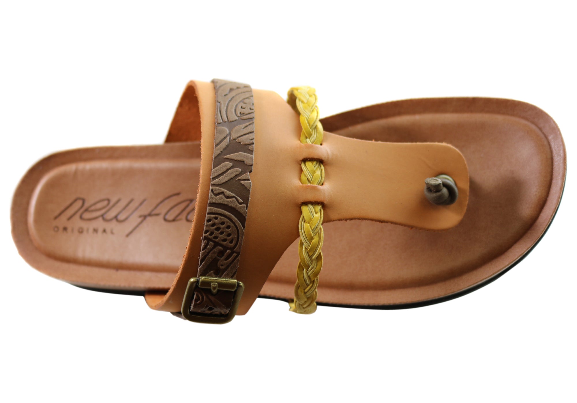 Women's Comfortable Leather Sandals - Handmade in Brazil - Casual Summer Flip Flops for Beach, Travel & Everyday Wear