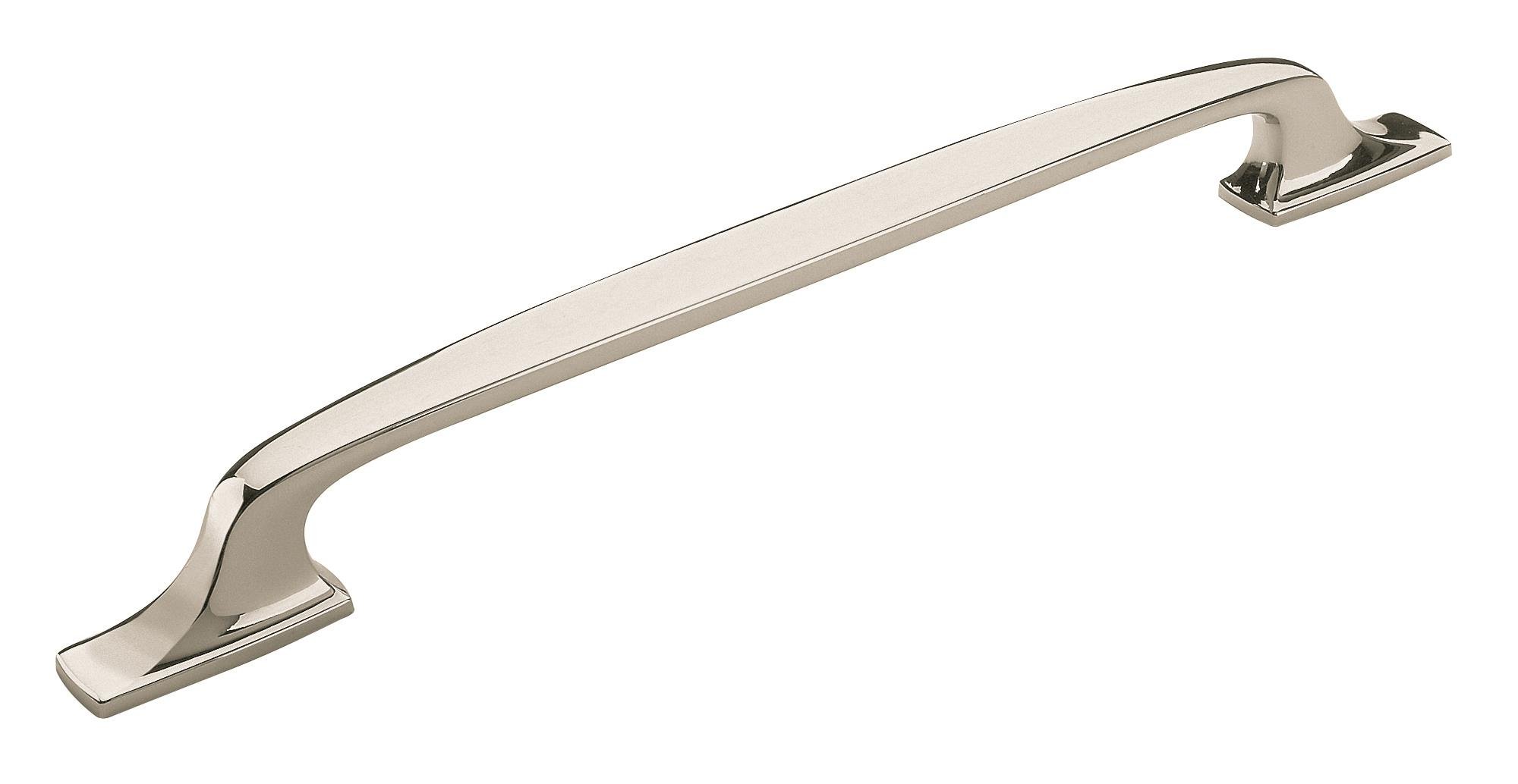 Amerock 12 Inch (305mm) Center to Center Polished Nickel Appliance Pull - 1 Pack Drawer Handle Cabinet Hardware for Kitchen, Bathroom & Furniture Upgrade