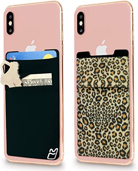 Stick-On Phone Case Wallet - Slim RFID Blocking Card Holder & Money Organizer for iPhone & Samsung - Perfect for Travel, Shopping & Everyday Use