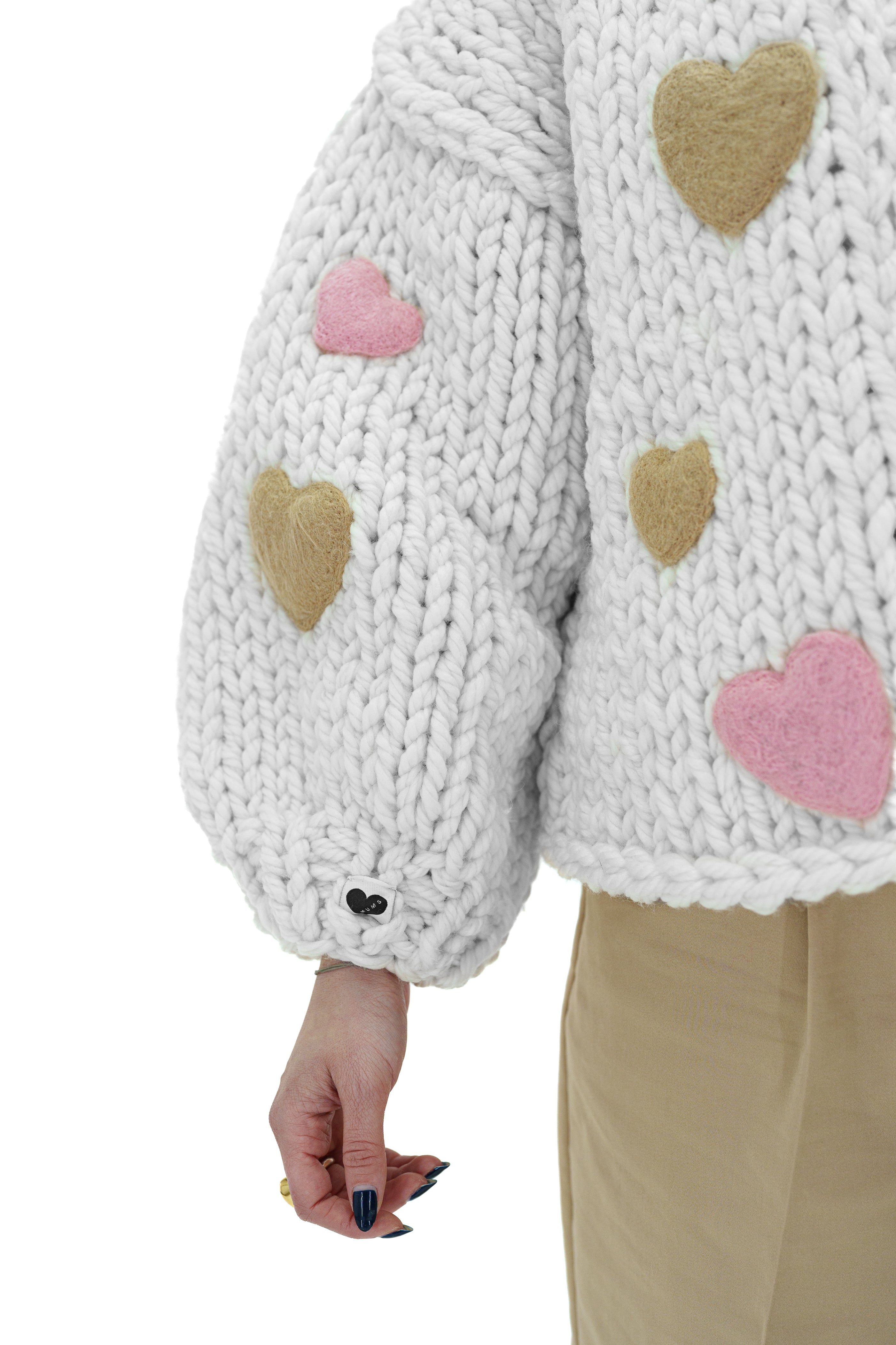 Heartfelt Cardigan for Women - Cozy Knit Sweater with Long Sleeves & Soft Fabric | Perfect for Fall, Winter & Casual Outfits