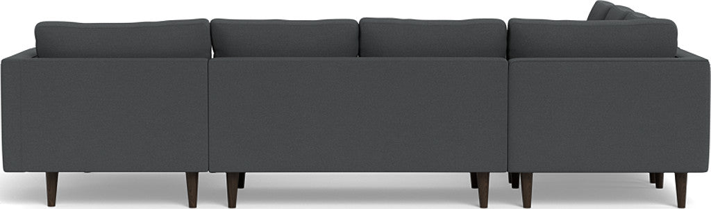 Ladybird 133 Corner Sectional Sofa with Right Chaise Lounge - Modern L-Shaped Couch for Living Room, Family Room & Home Theater