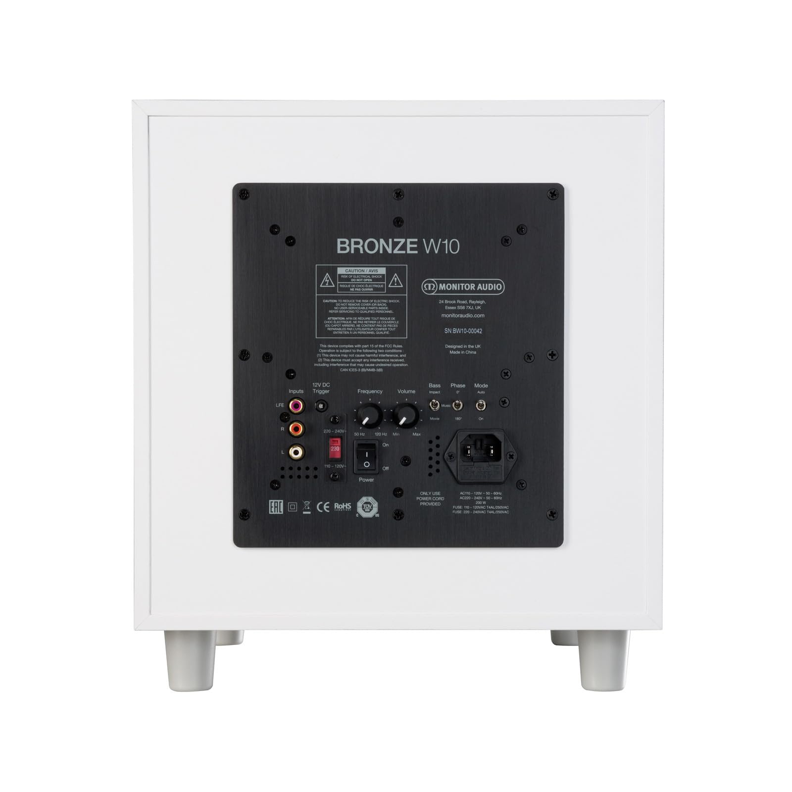 Monitor Audio Bronze W10 6G Series Subwoofer - Powerful 10