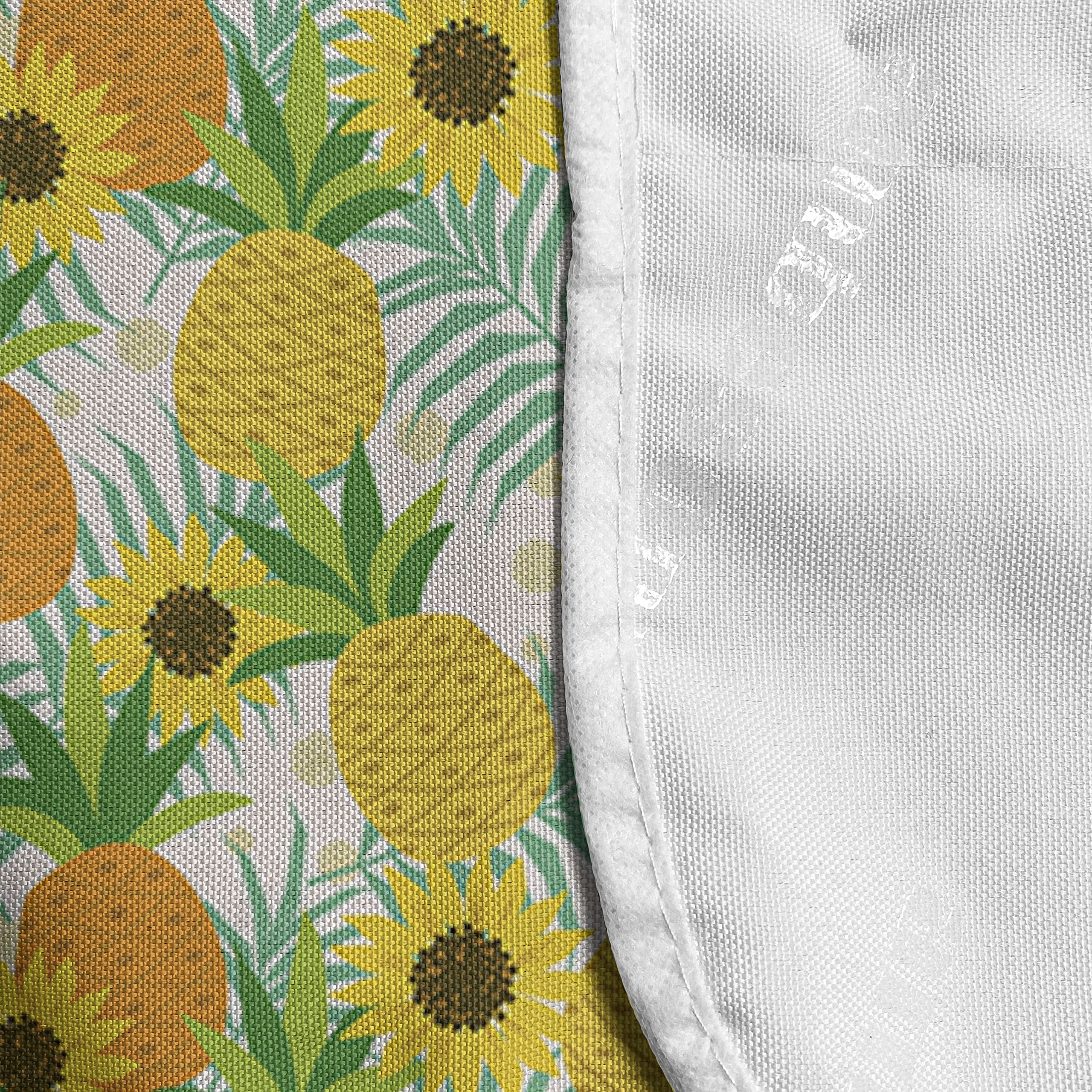 Ambesonne Summer Microwave Oven Cover - Waterproof Kitchen Organizer with Pockets, 36