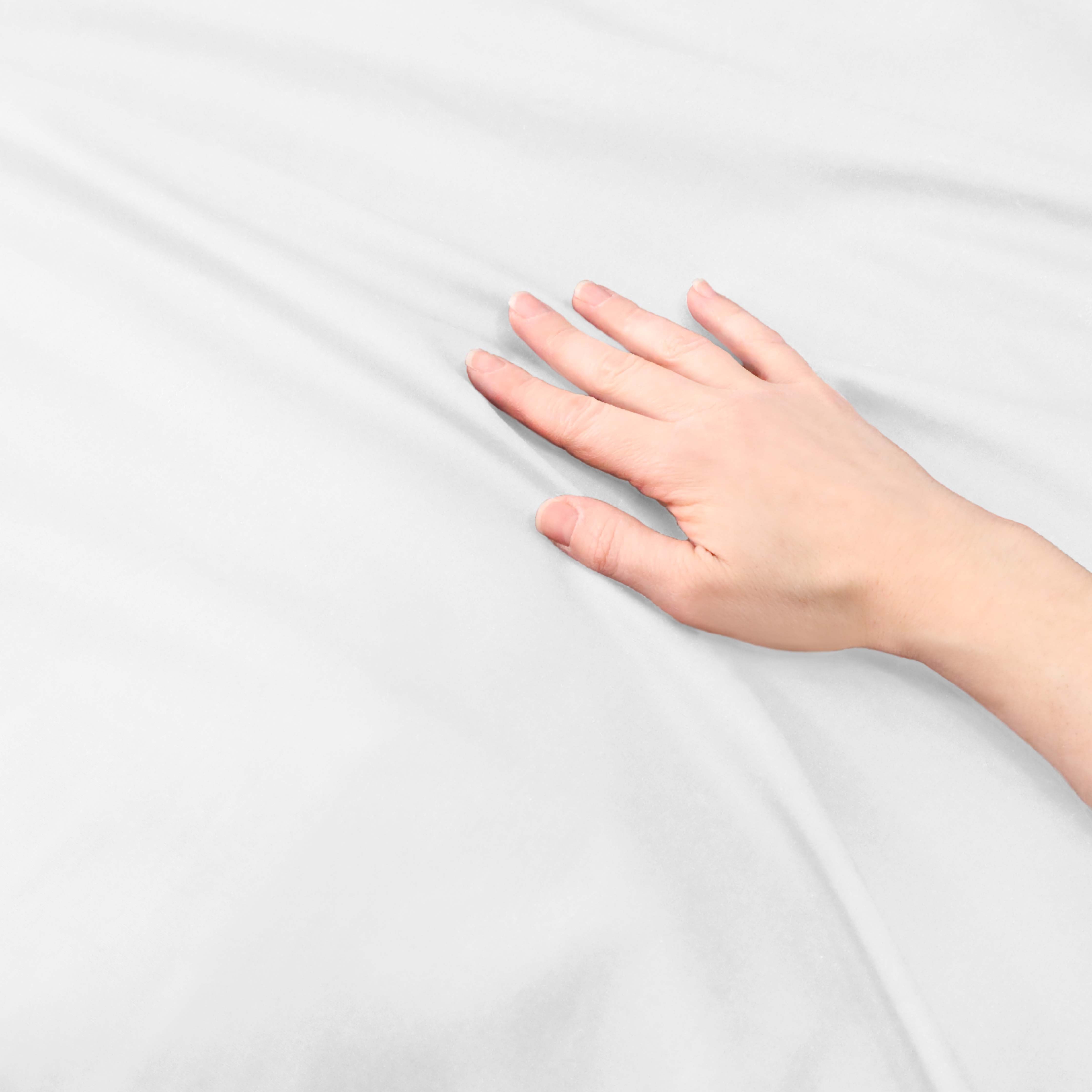 300 Thread Count Cotton Percale Solid Duvet Cover Set - Queen Size, Breathable & Soft Bedding Set for All Seasons - Perfect for Master Bedroom, Guest Room & Hotel Use