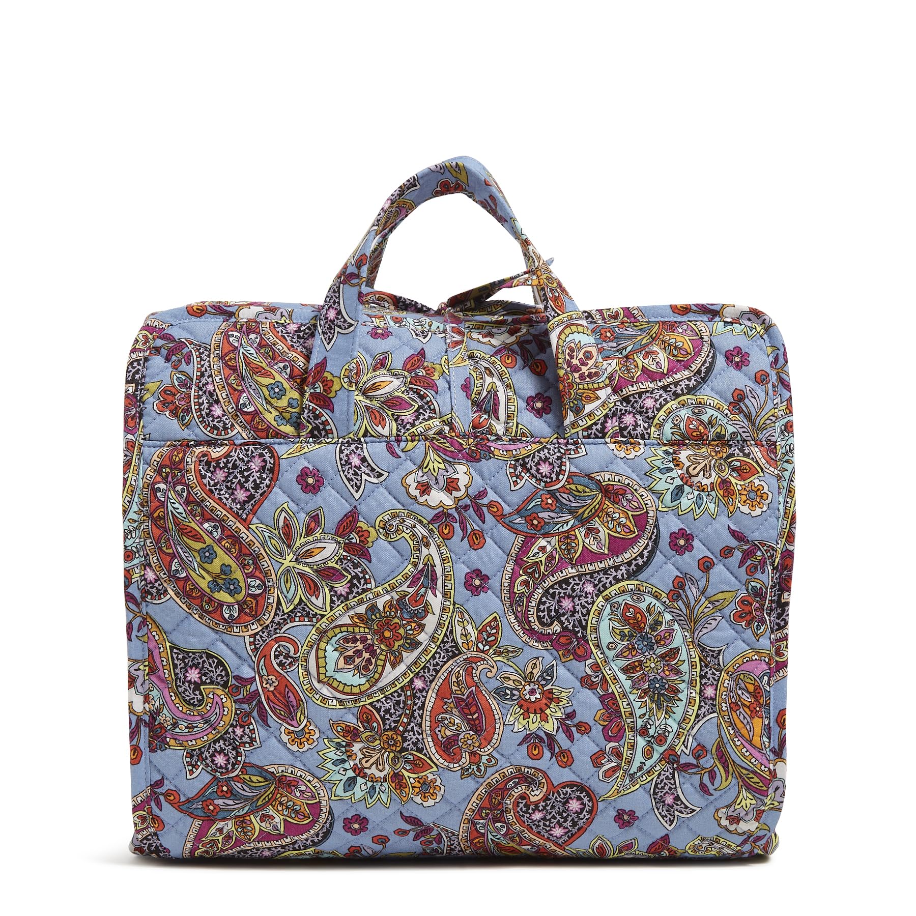 Vera Bradley Women's Cotton Grand Hanging Travel Organizer - Provence Paisley Print - Perfect for Toiletry Storage & Suitcase Organization - Ideal for Travel, Vacation & Bathroom Storage (One Size)