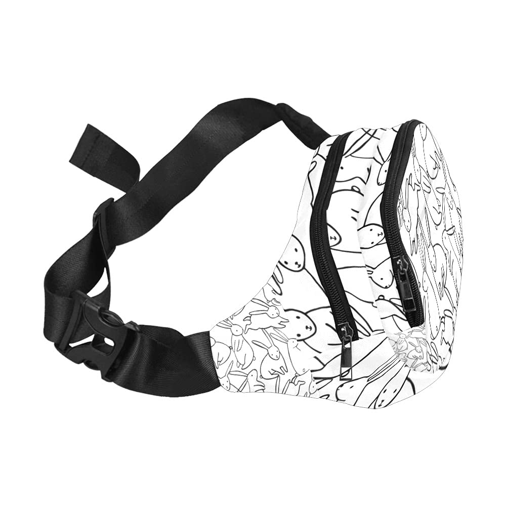 Unicorn in the Sky Fanny Pack for Women & Men - Adjustable Waist Bag with Belt, Fashionable Hip Bum Pack for Running, Hiking, Travel & Outdoor Activities