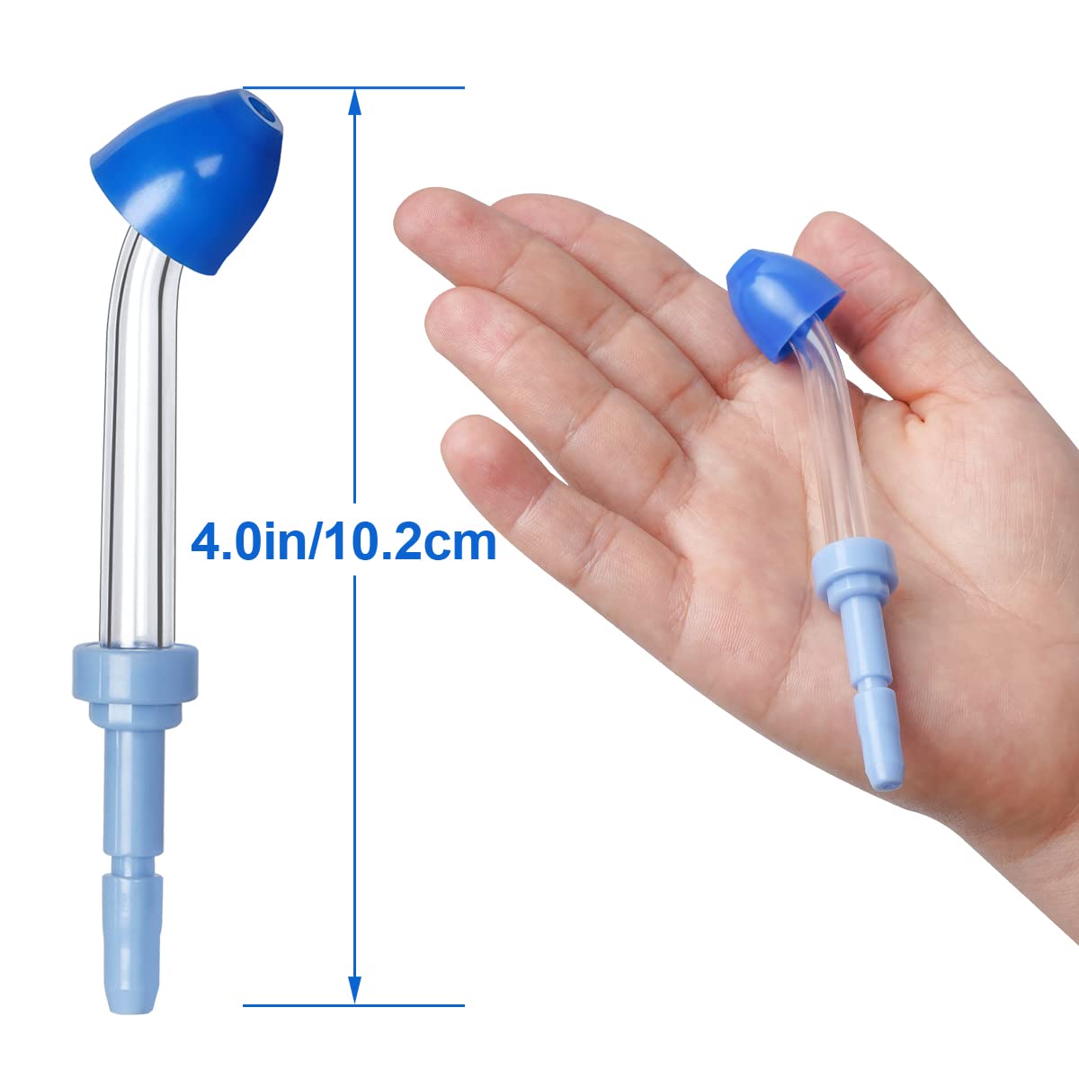 4 Pcs Nasal Irrigation Kit for Waterpik - Nose Cleaner with Saline Solution for Sinus Rinse, Allergy Relief & Nasal Hygiene - Perfect for Daily Nasal Care & Congestion Relief