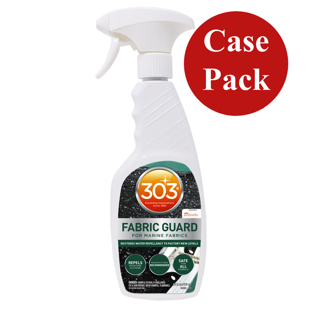 303 Marine Fabric Guard 16oz (Case of 6) - Waterproof & UV Protection for Boat Seats, Cushions & Outdoor Furniture - Ideal for Marine & RV Use