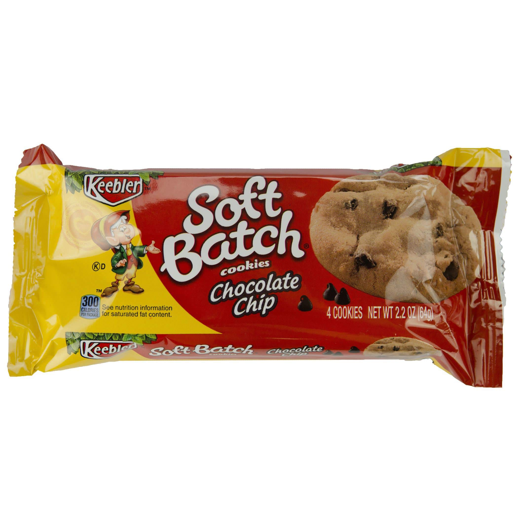 Soft Batch Chocolate Chip Cookies - Individually Wrapped Grab & Go Snacks (Pack of 36) - Perfect for School Lunches, Office Snacks & Road Trips