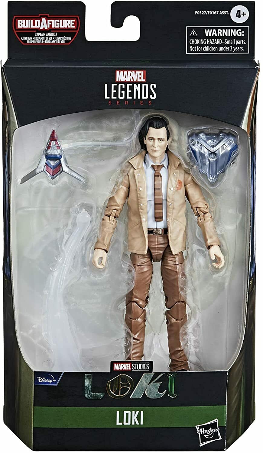 2021 Marvel Legends Loki Action Figure - Tom Hiddleston Collectible - Disney+ Series Inspired - Perfect for Marvel Fans & Collectors - Display, Gift, or Cosplay Prop