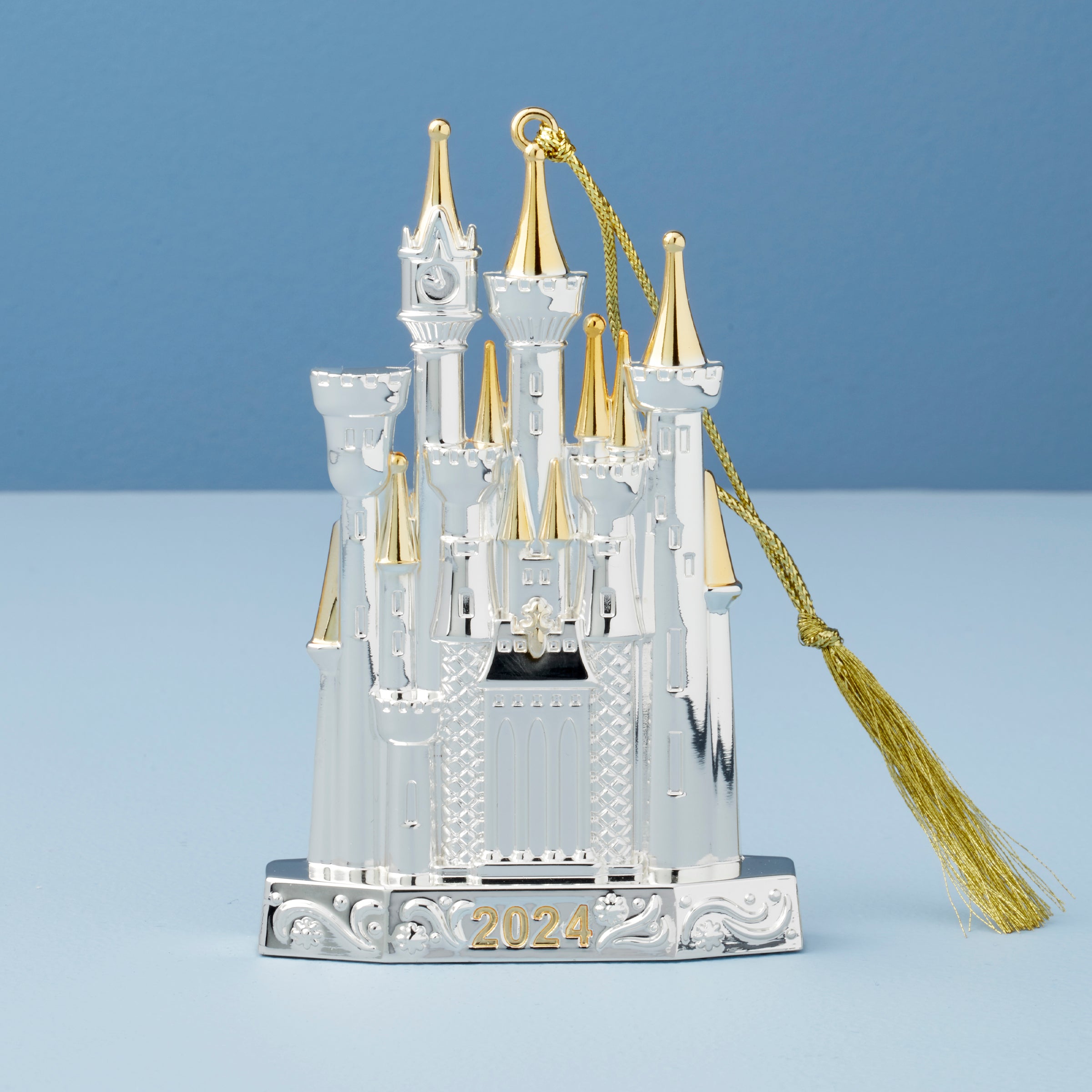 2024 Disney Castle Christmas Ornament - Elegant Holiday Decor for Tree, Home & Gifts | Perfect for Disney Fans, Collectors & Christmas Decorations