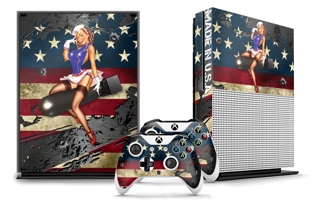 247 Skins WWII Graphics Kit - Custom Decals & Stickers for Xbox One S & Wireless Controllers | Gaming Accessories for Enhanced Console Personalization
